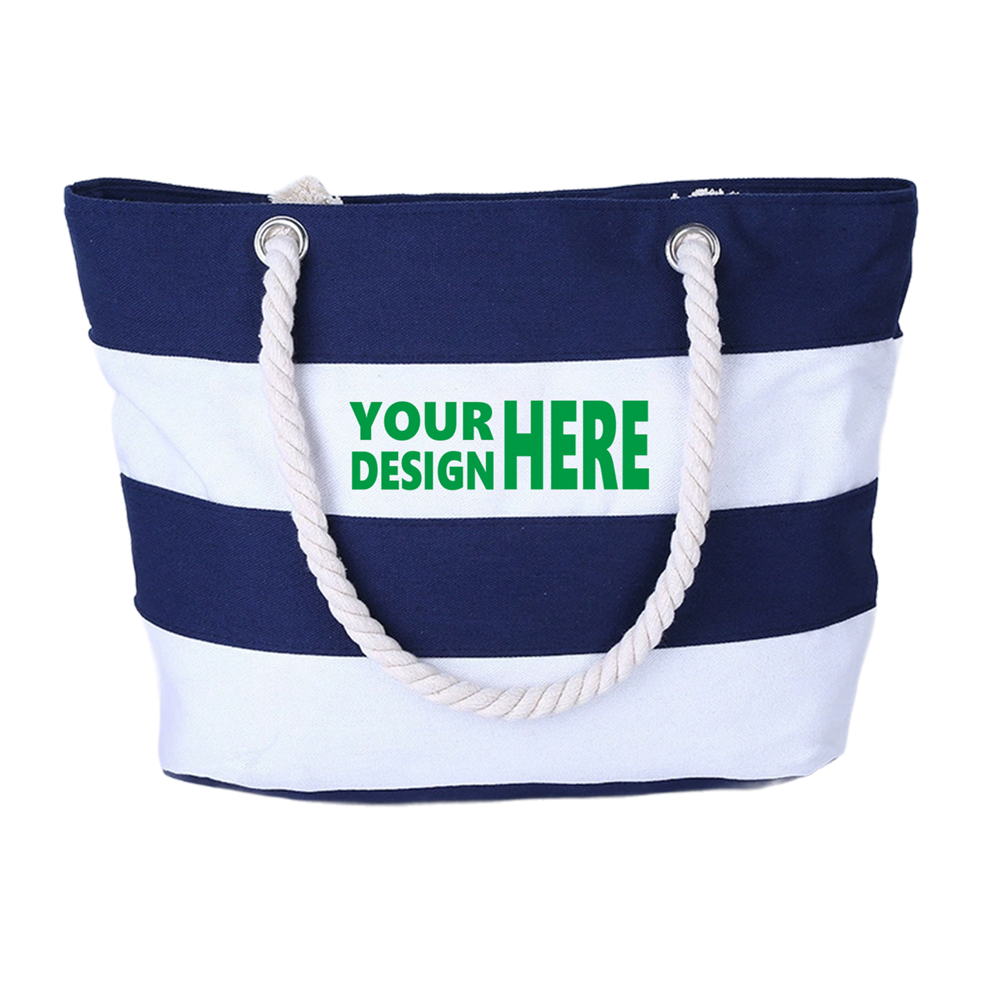 MOQ 50 Eco-Friendly Canvas Shoulder Bag with Jute Rope Handle Personalized 2