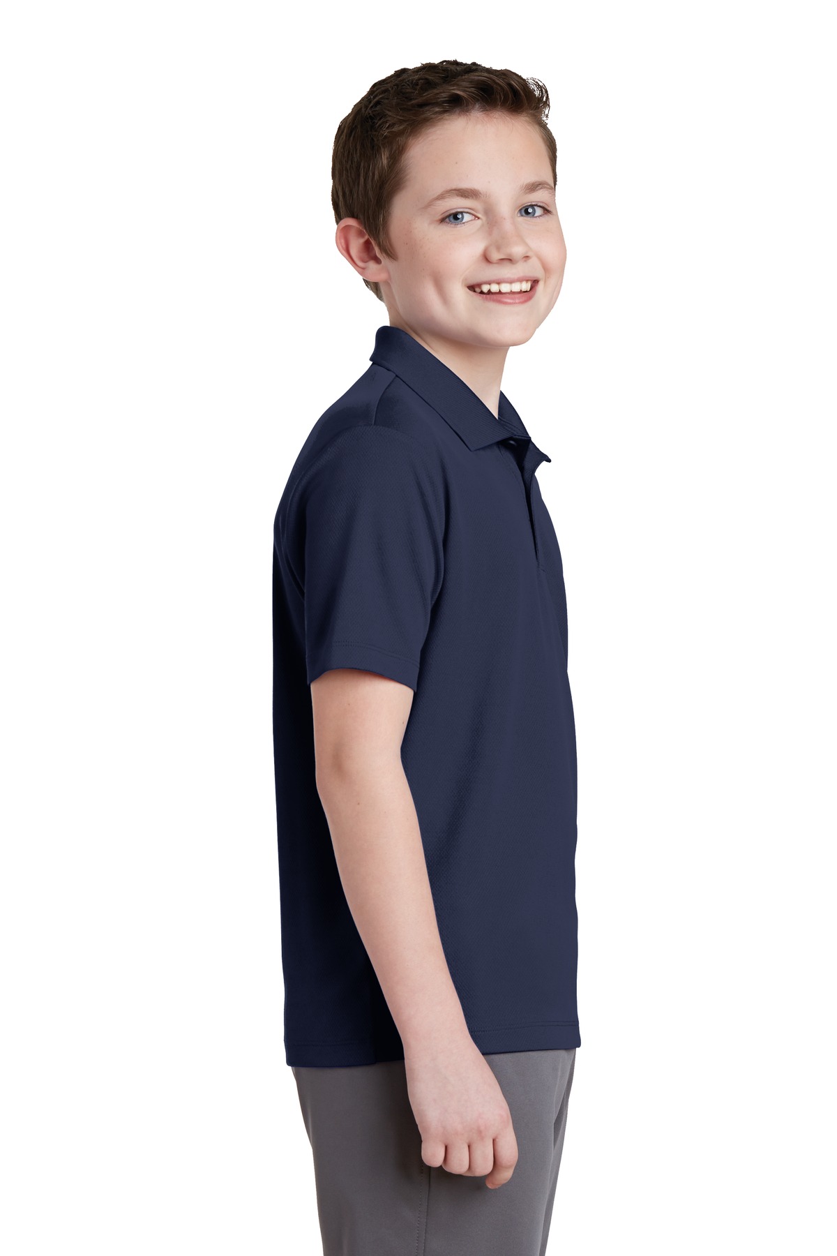 Sport-Tek® Youth PosiCharge RacerMesh Polo 45