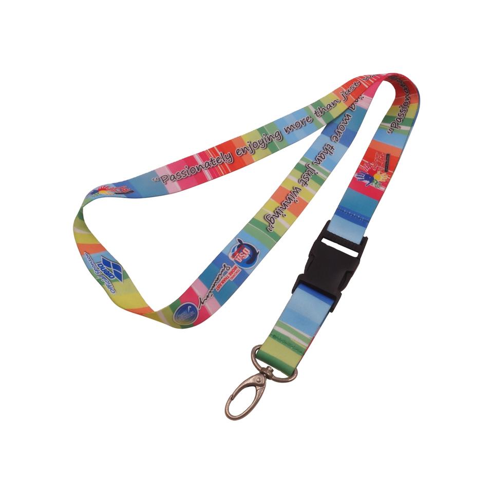 3/4" Full Color Dye Sublimated Lanyard 3