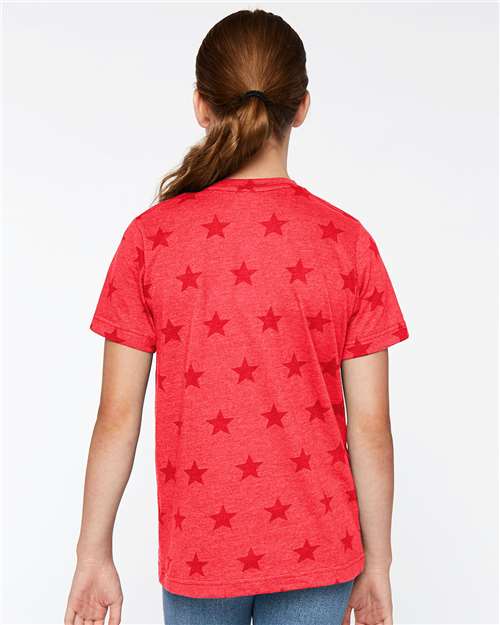 Youth Star Print Tee - 2229 38