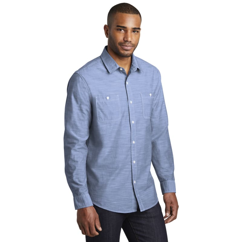 Port Authority Slub Chambray Shirt. 9