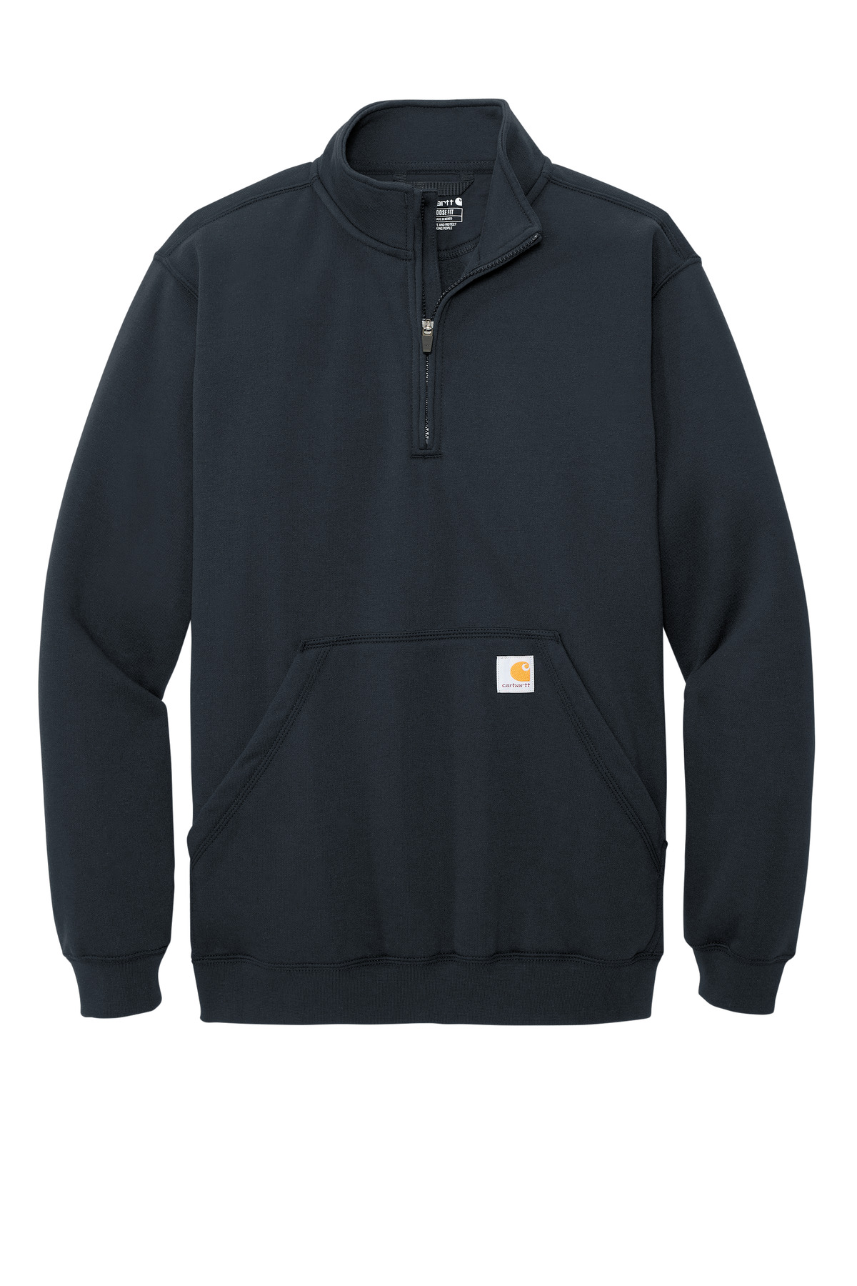 Carhartt Midweight 1/4-Zip Mock Neck Sweatshirt CT105294, custom hoodie or sweatshirt with logo imprint 37