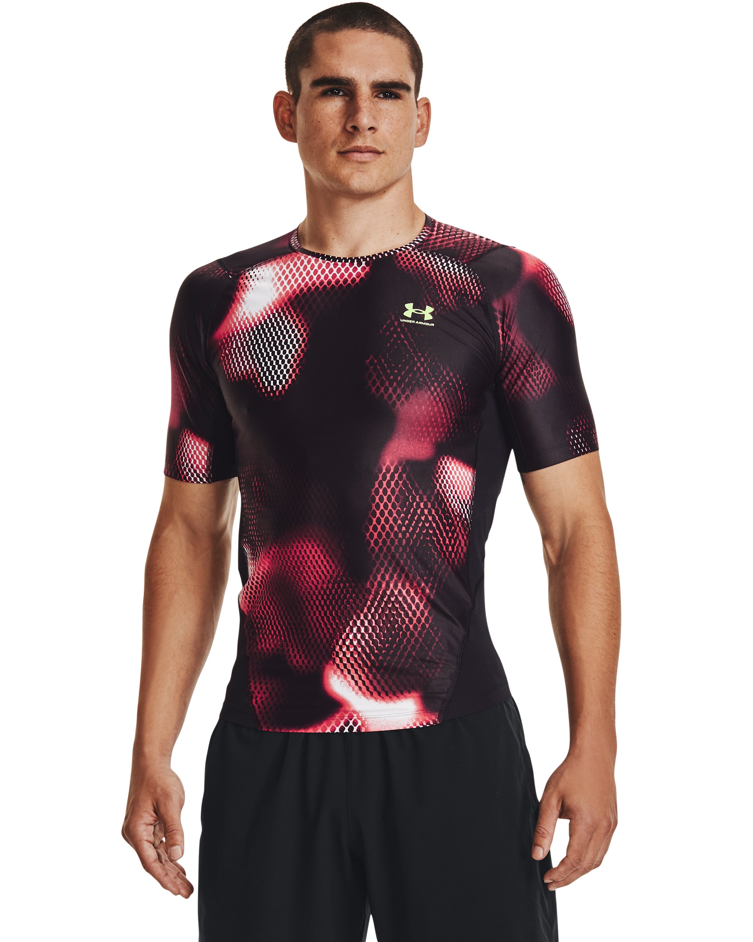 UA Iso-Chill Compression Printed Men's Short Sleeve 2