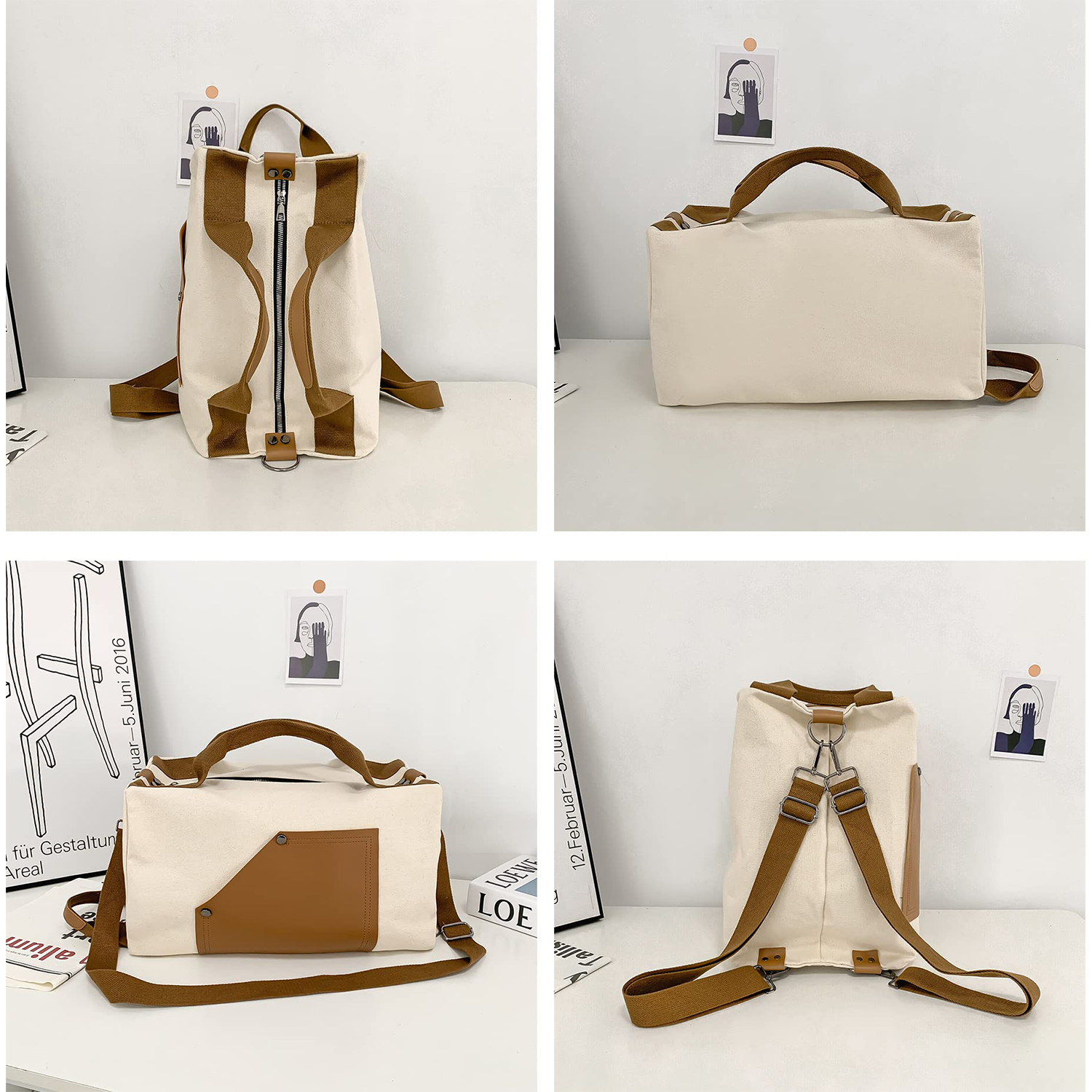 Travel Duffle Casual Backpack Bag 5