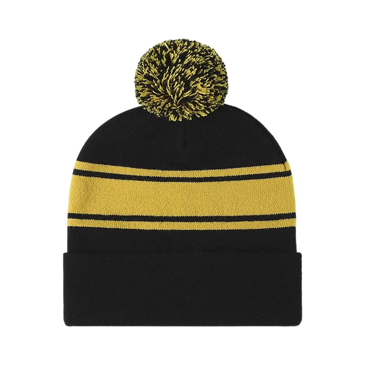 Acrylic Cuffed Knit Hat for Youth Winter Wear 8
