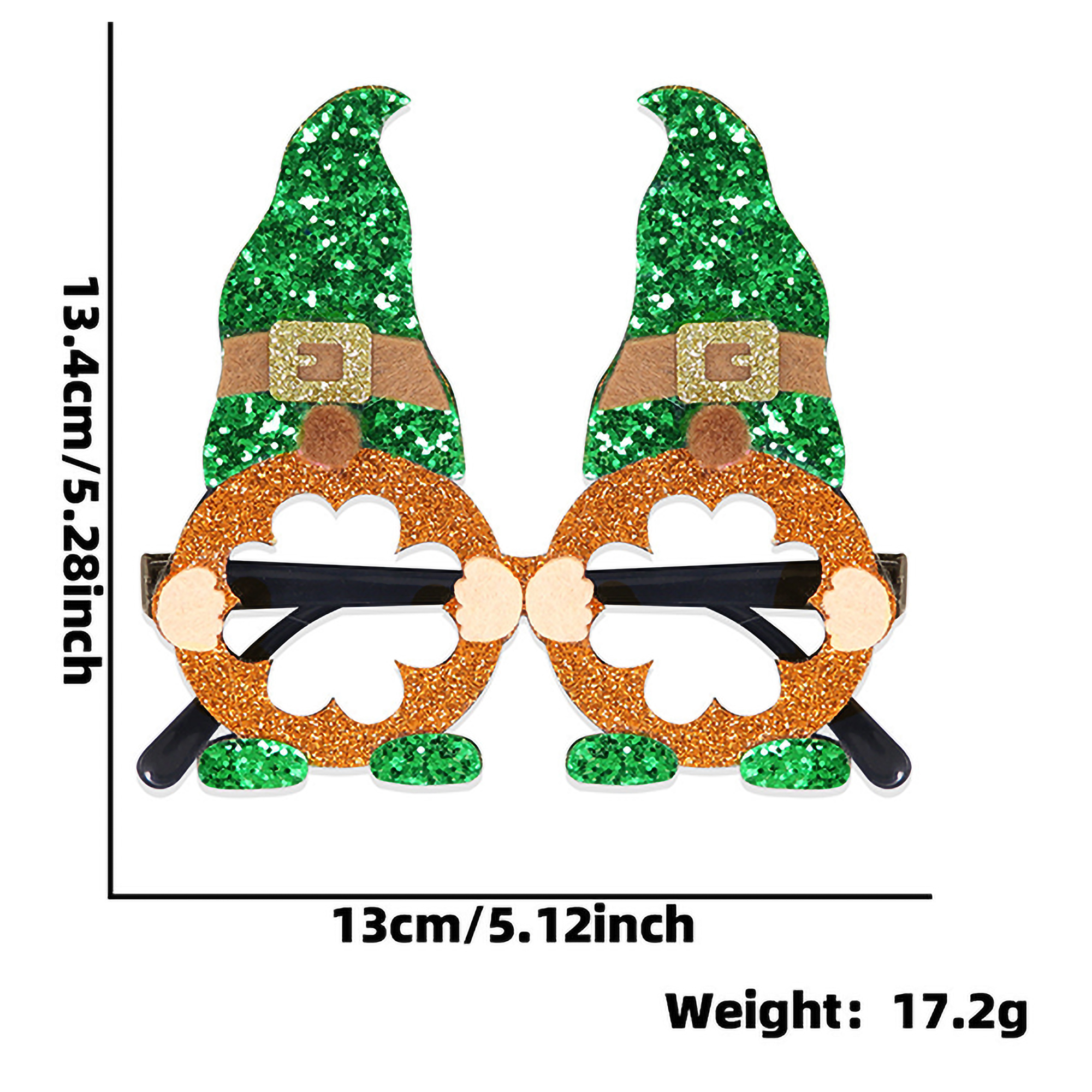 Irish-Themed Sparkling Glasses Construction St.Patrick's Day 9