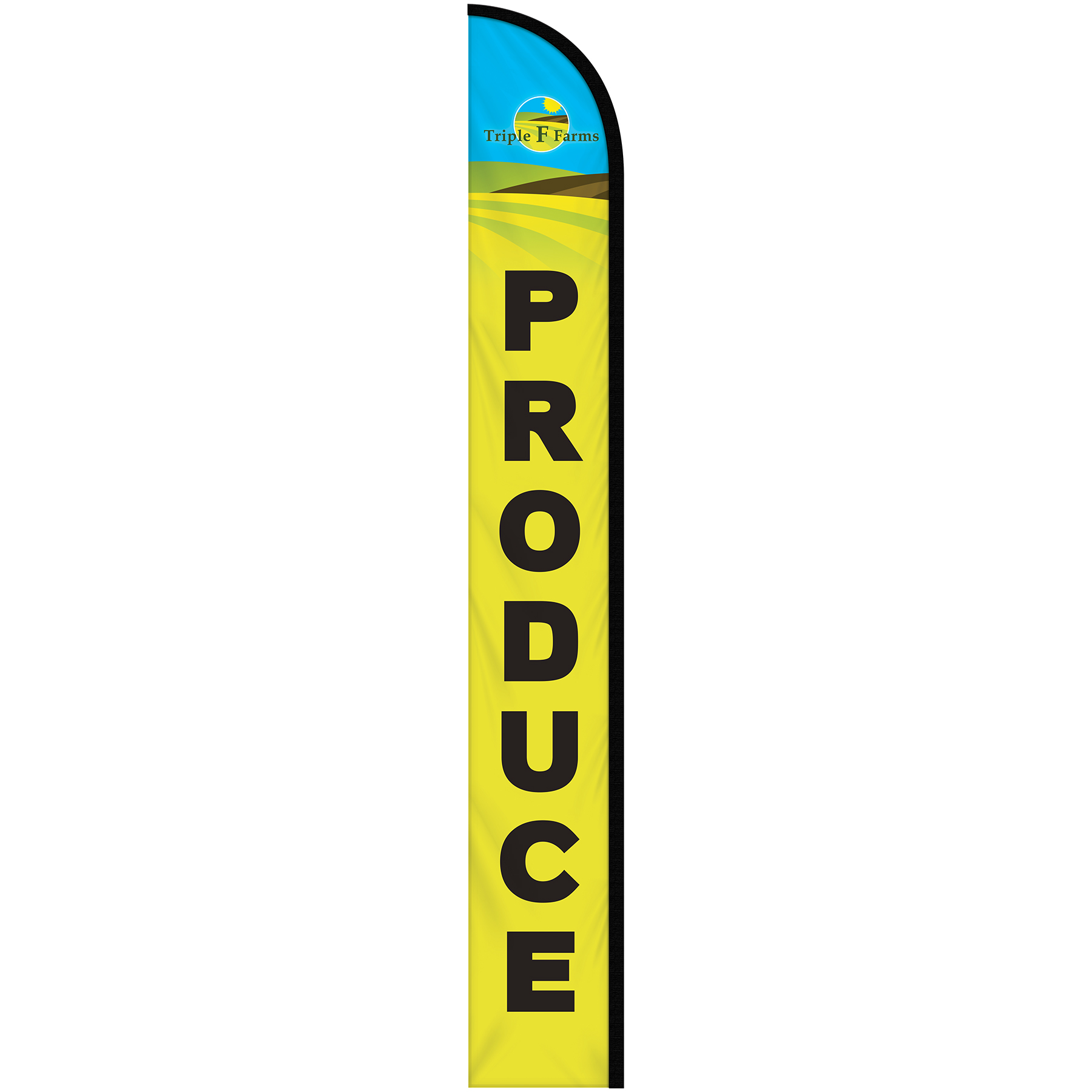 15' Double Sided Custom Portable Half Drop Banners 4