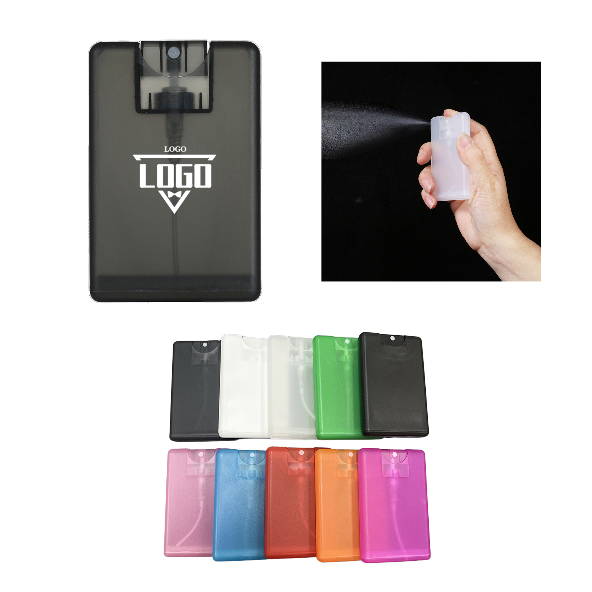 Compact Card Spray Bottle Lightweight Leak Proof Design 2