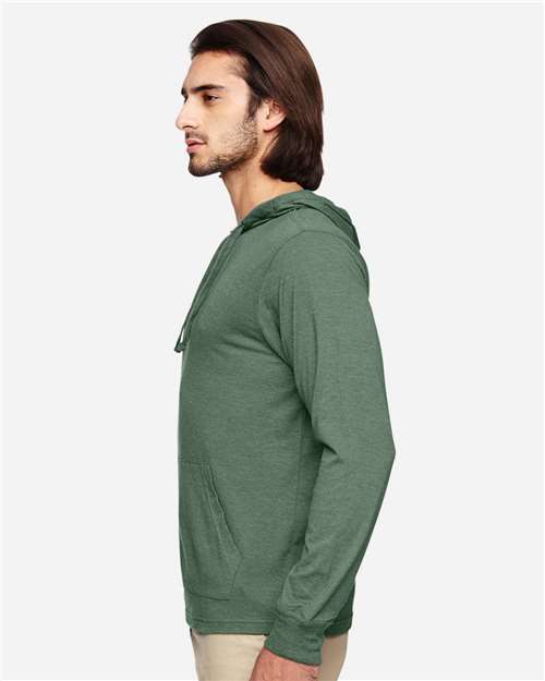 Unisex Eco Jersey Pullover Hooded Long Sleeve T-Shirt - EC1085 4