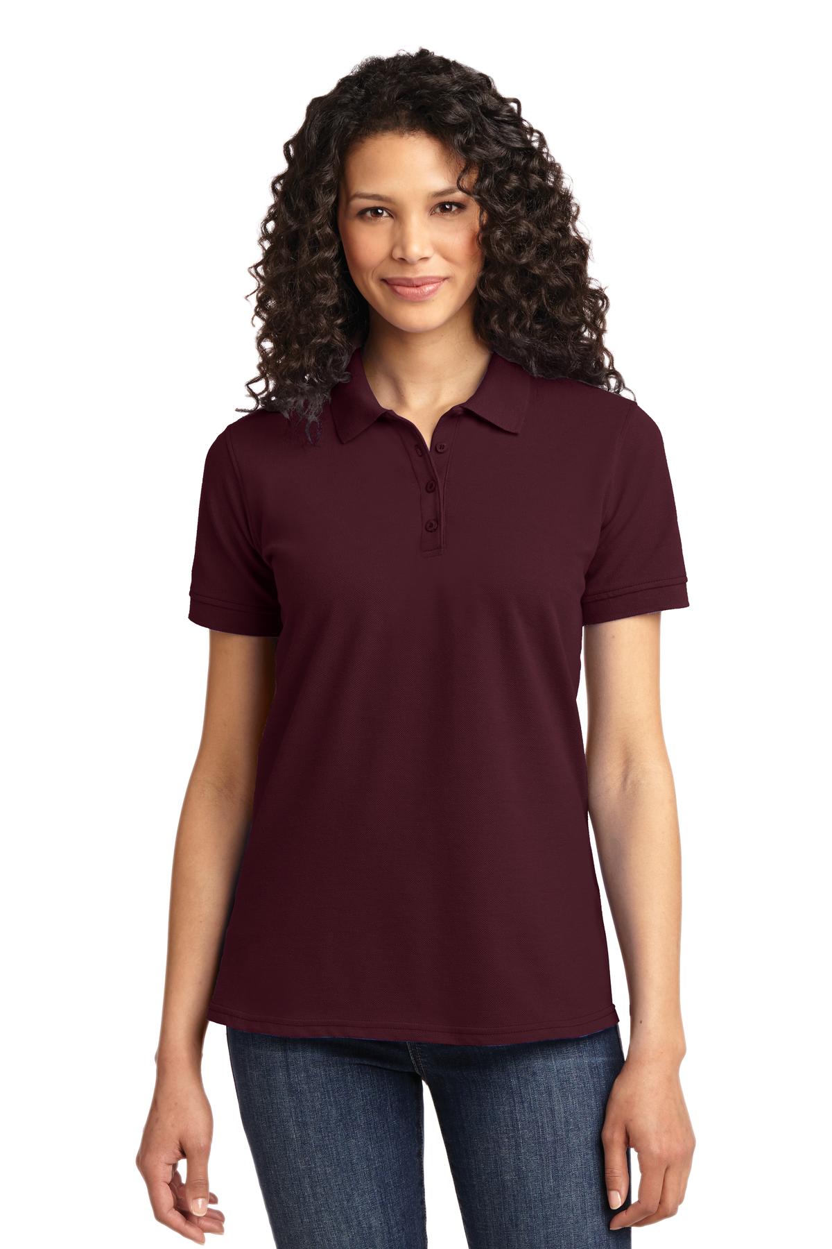 Port & Co Women's Core Blend Pique Polo. LKP155 84