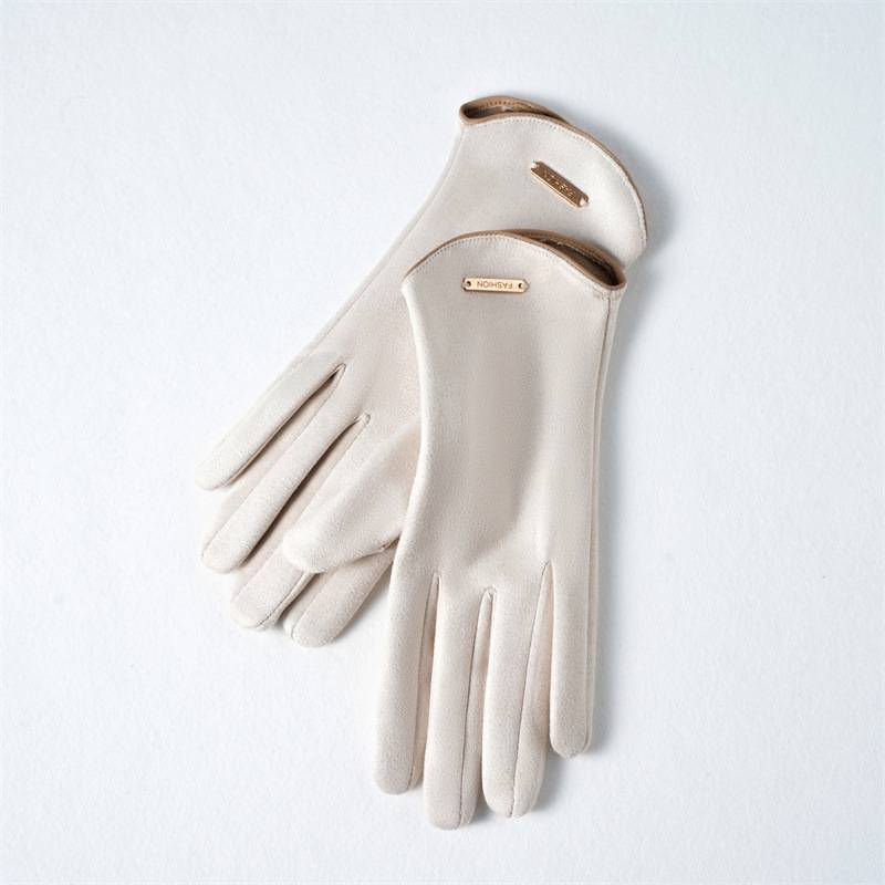 Winter Suede Gloves For Women 11