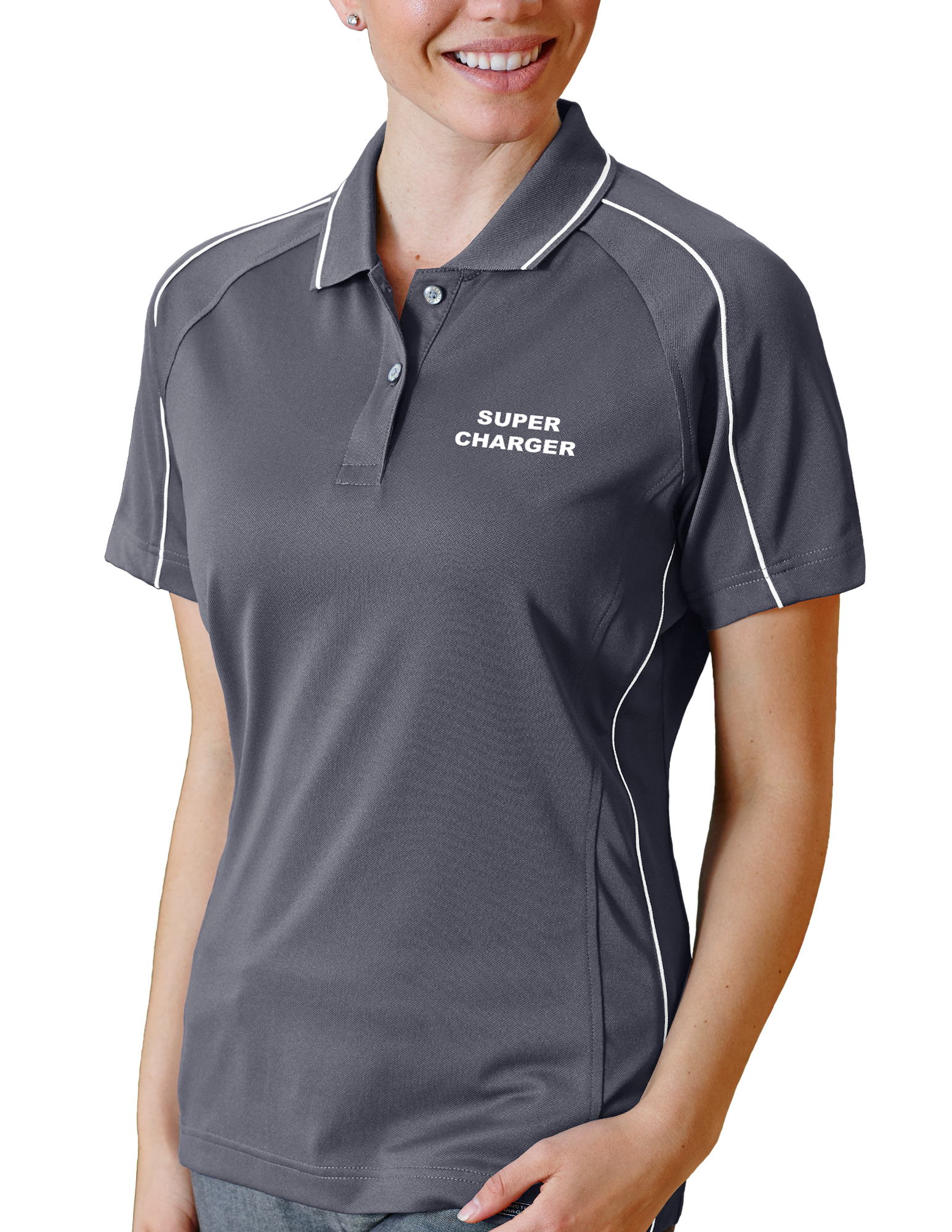 Ladies' Super Charger Hybrid Cooler Polo Shirt 11