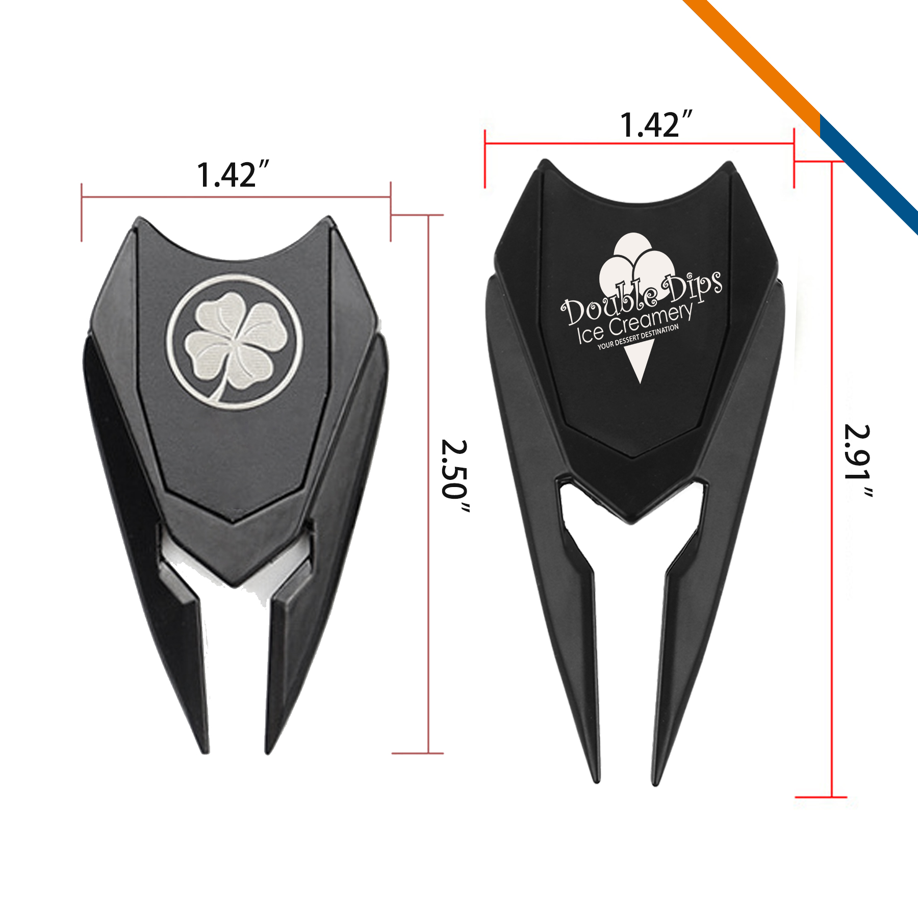 Tecco 6in1 Ball Marker Golf Divot Tool 11