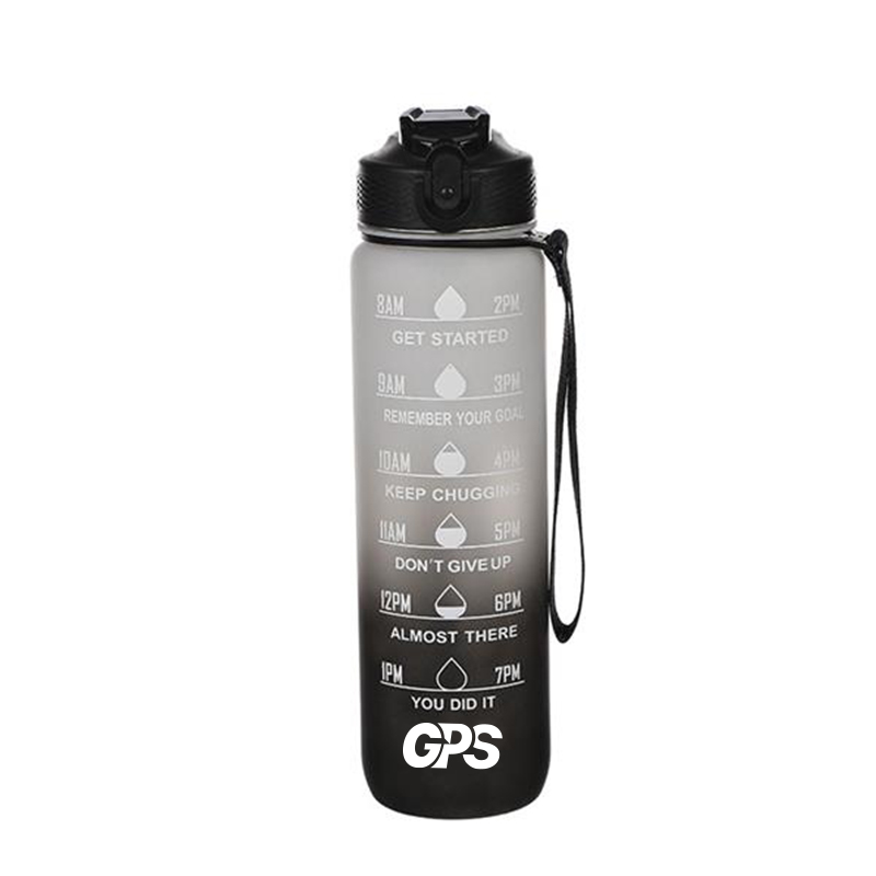 1L Gradient Motivational Water Bottle 4
