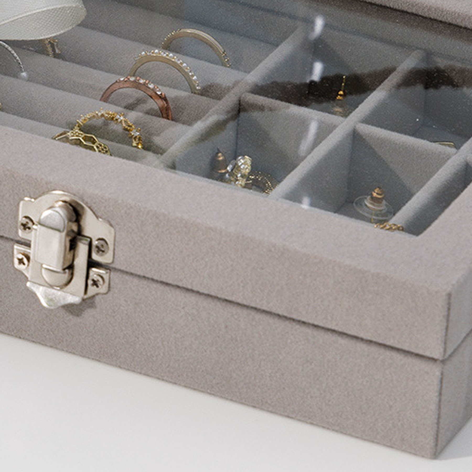 Large Capacity Single-Layer Jewelry Storage Box 6