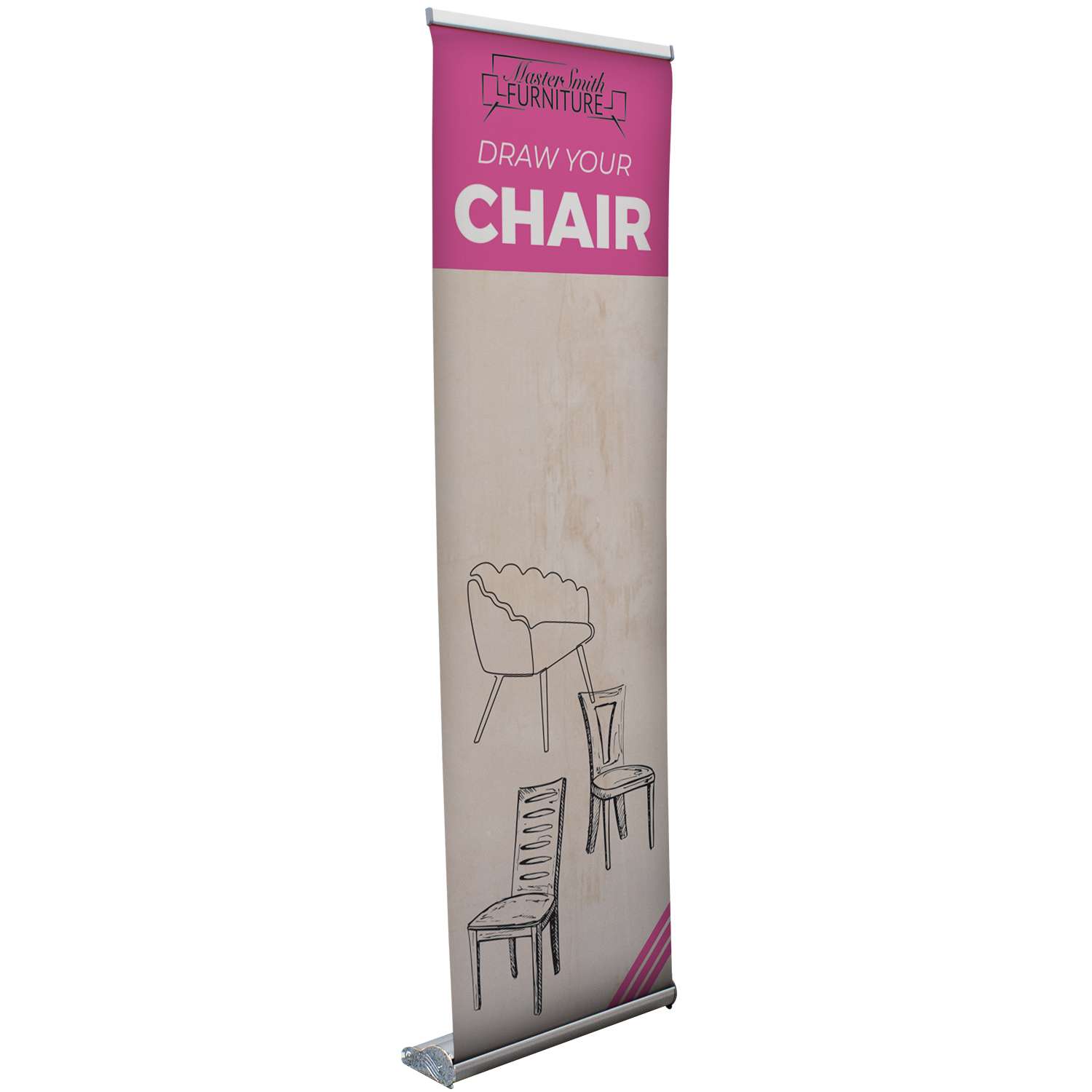 24" Stratus Retractor Kit (Dry-Erase Media) 2