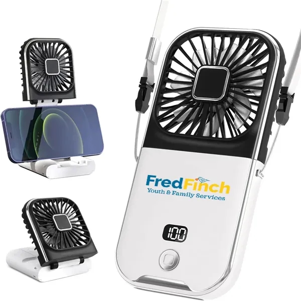 Portable Handheld Fan with 3000mAh Power Bank 1