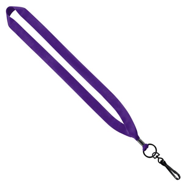 3/4" Polyester Lanyard with Metal Crimp & Swivel Snap Hook 20