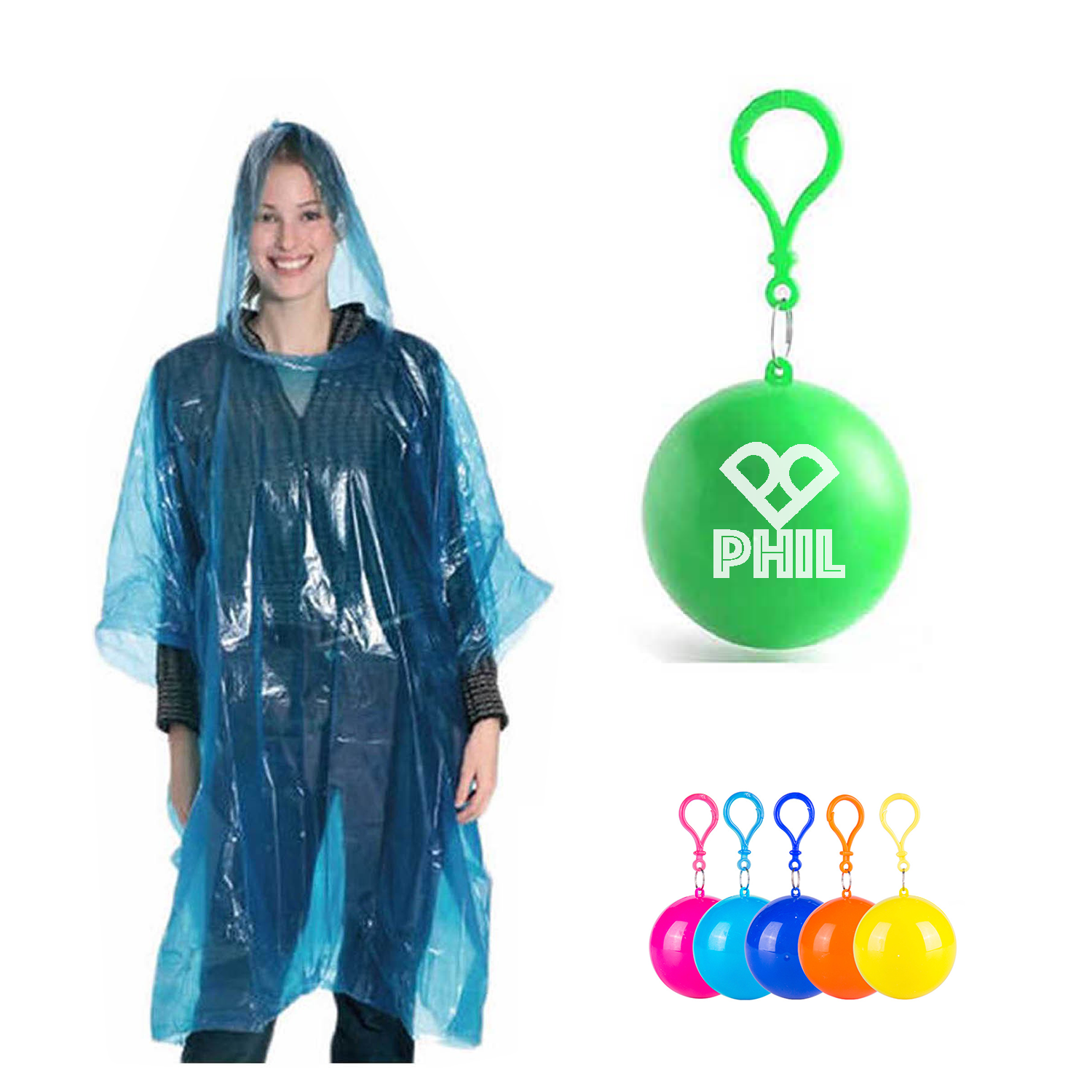 Disposable Unisex Poncho Protective Raincoat 2