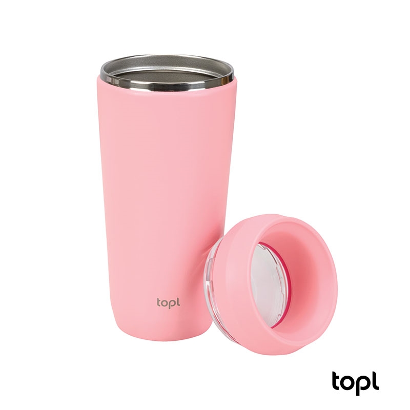 TOPL® 16 oz. Double Wall, Recycled Stainless Steel 360° Tumbler 130