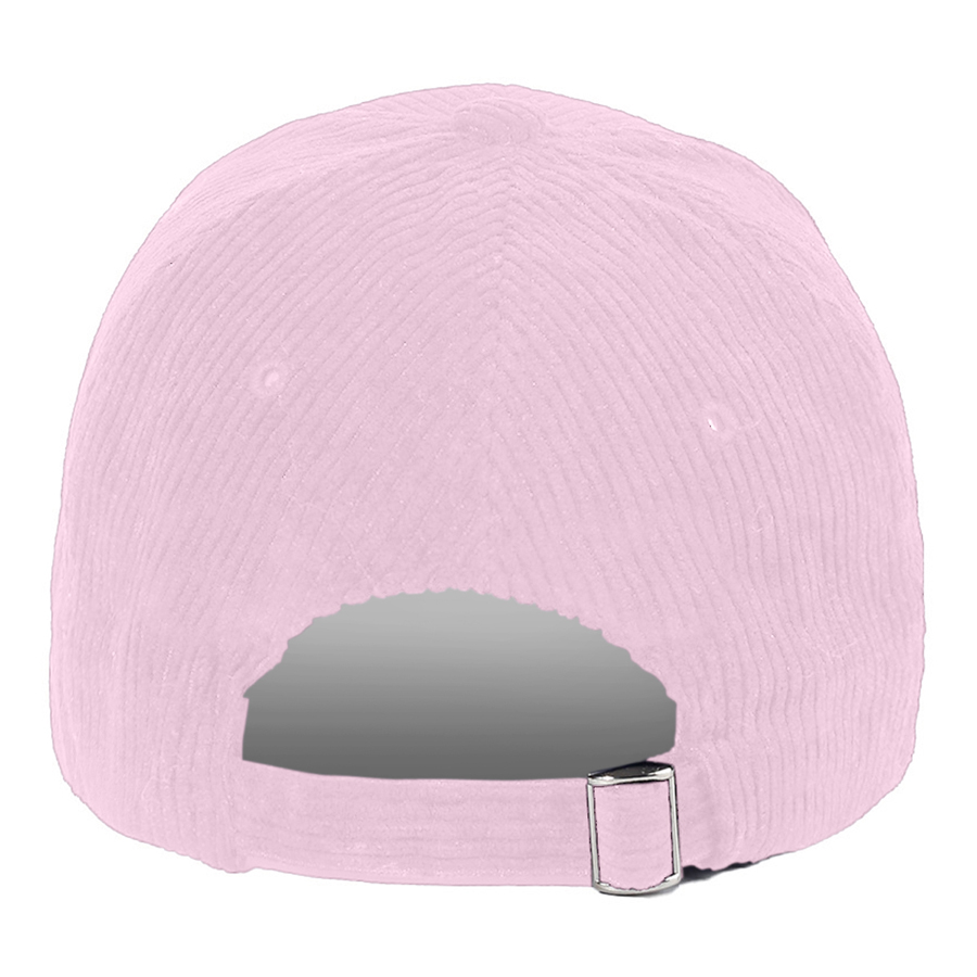 Stock Corduroy 6-Panel Structured Cap w/ Metal Buckle 59