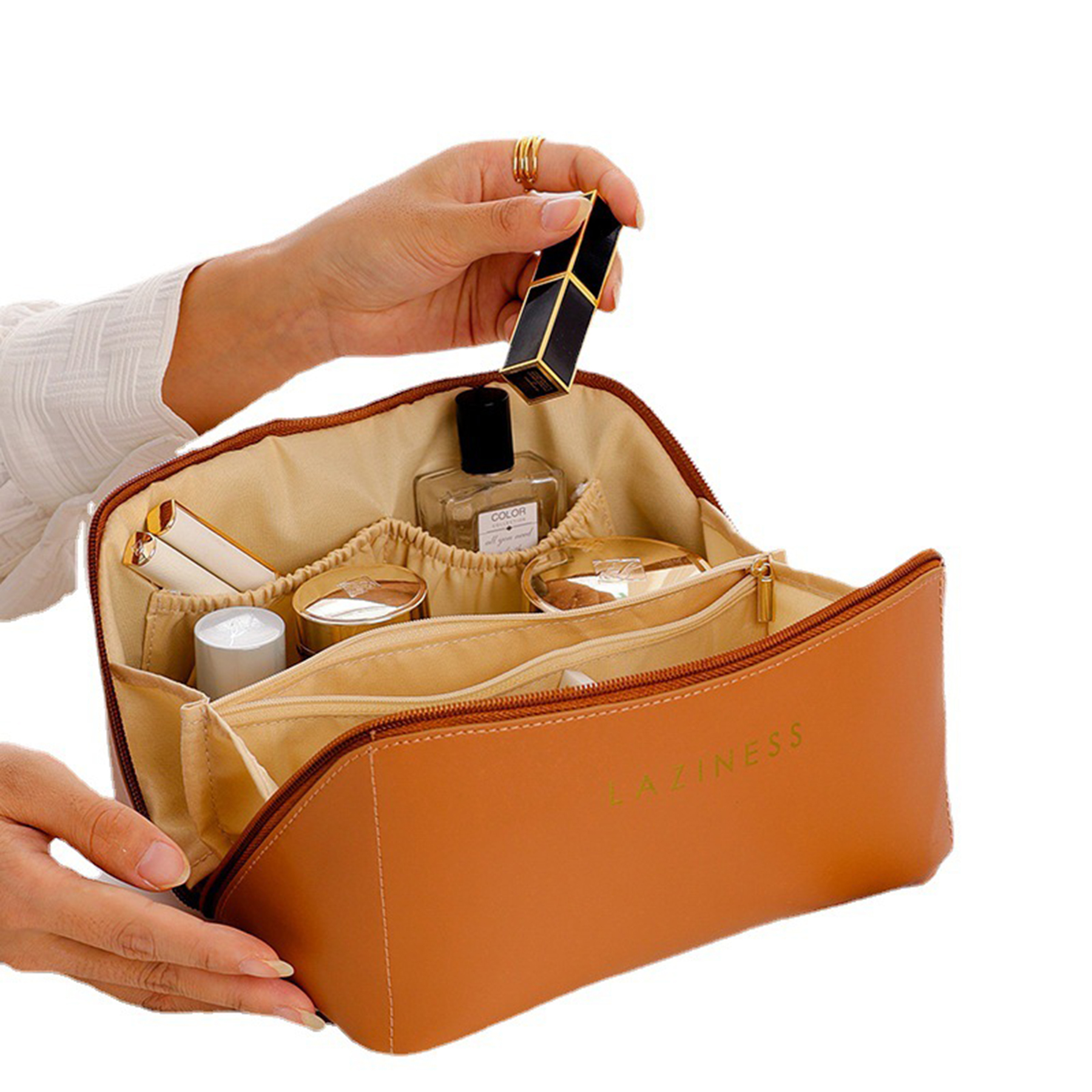 PU Leather Travel Cosmetic Bag 3