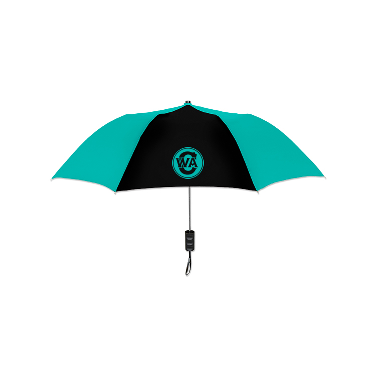 Elite Compact Folding Umbrella - 2 Color Panels 17
