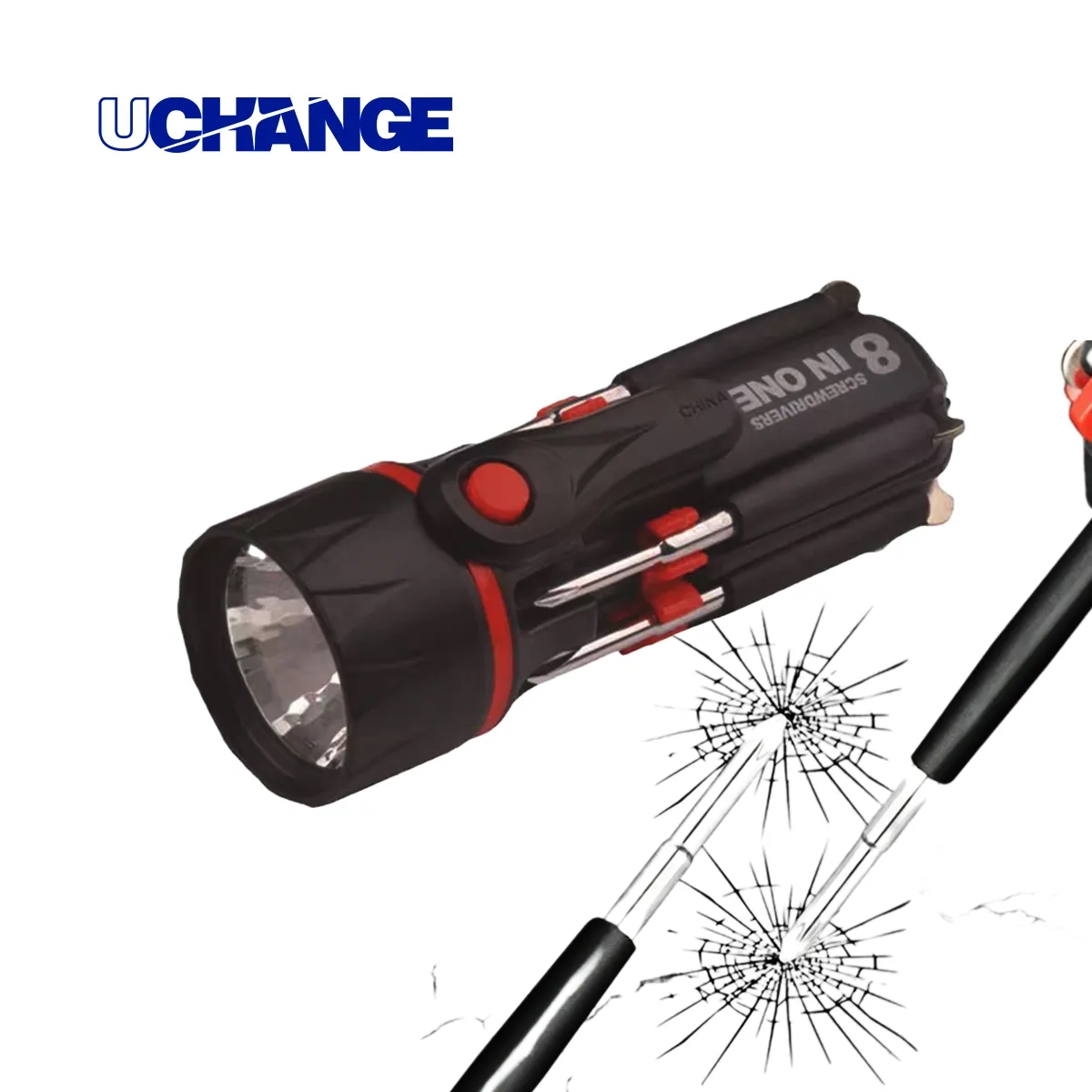 8-in-1 Screwdriver & Flashlight With LED Multi-Tool 4