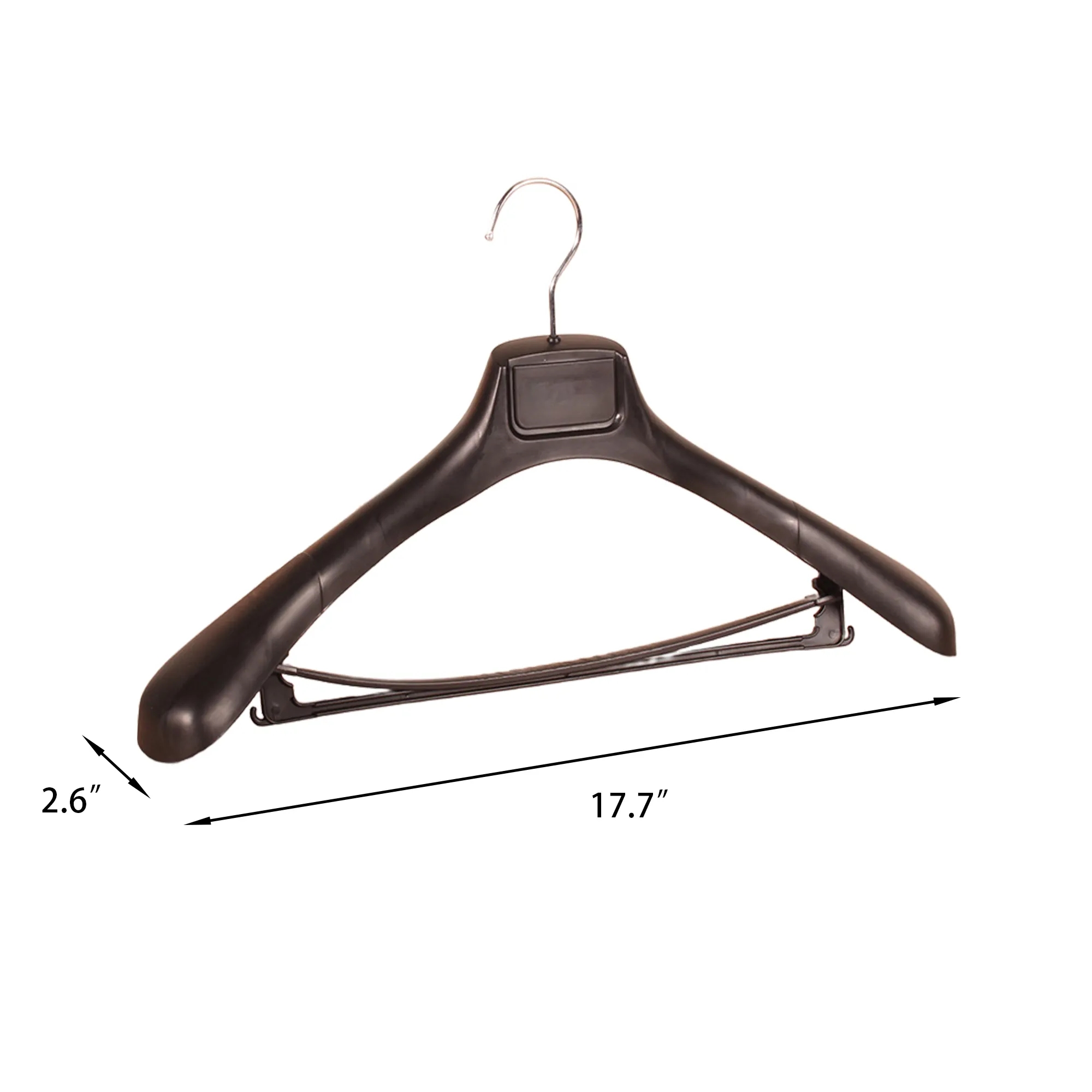 Non-Slip Plastic Hangers for Suits and Coats 4