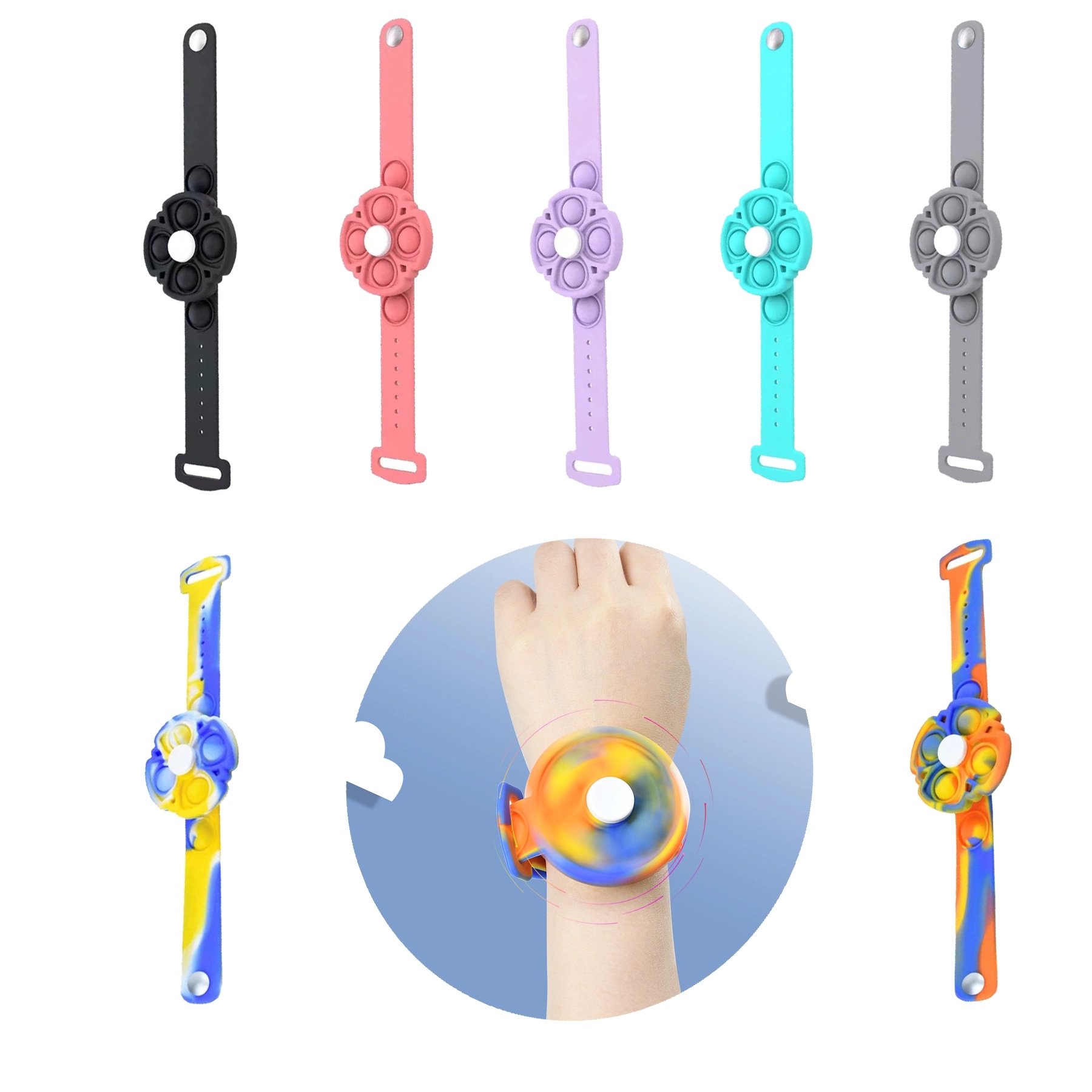 Pop Spinning Fidget Bracelets Toy 1