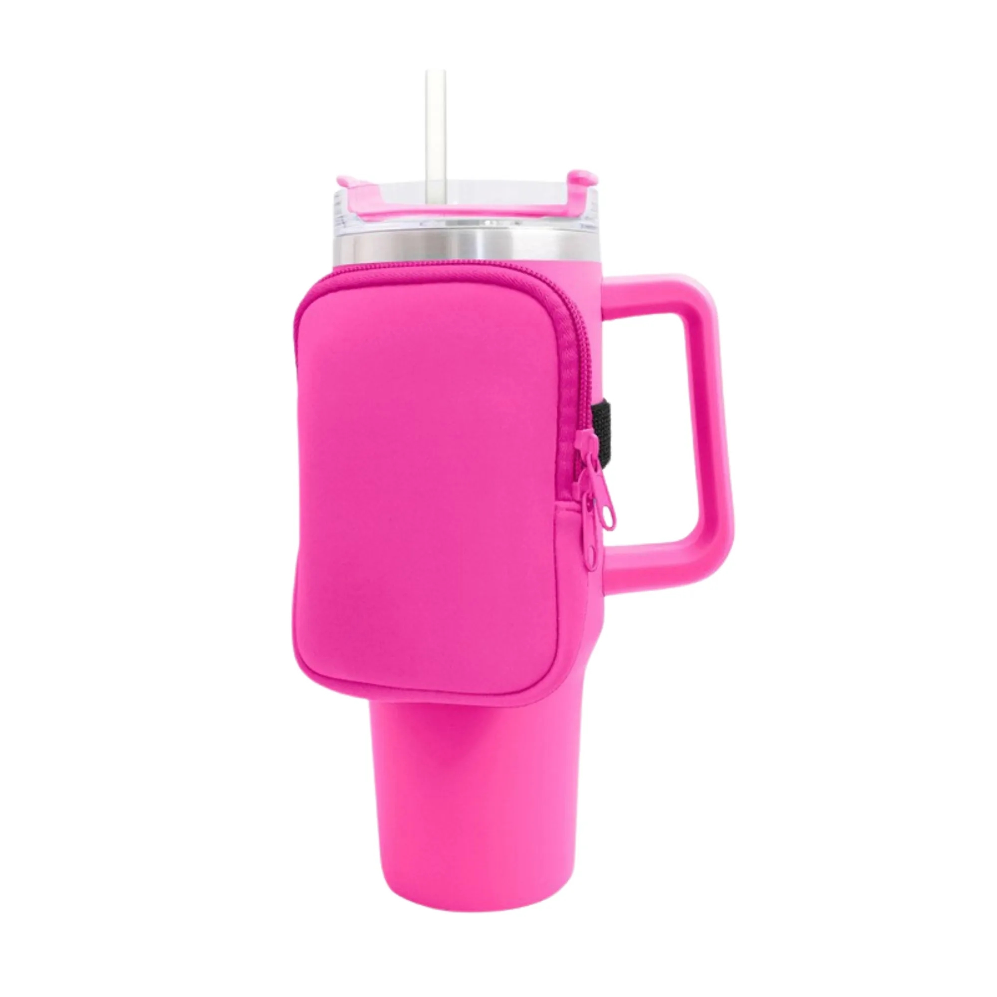 Cold Drinks, Strong Grip - 40OZ Ice Bully Handle Tumbler Set 8