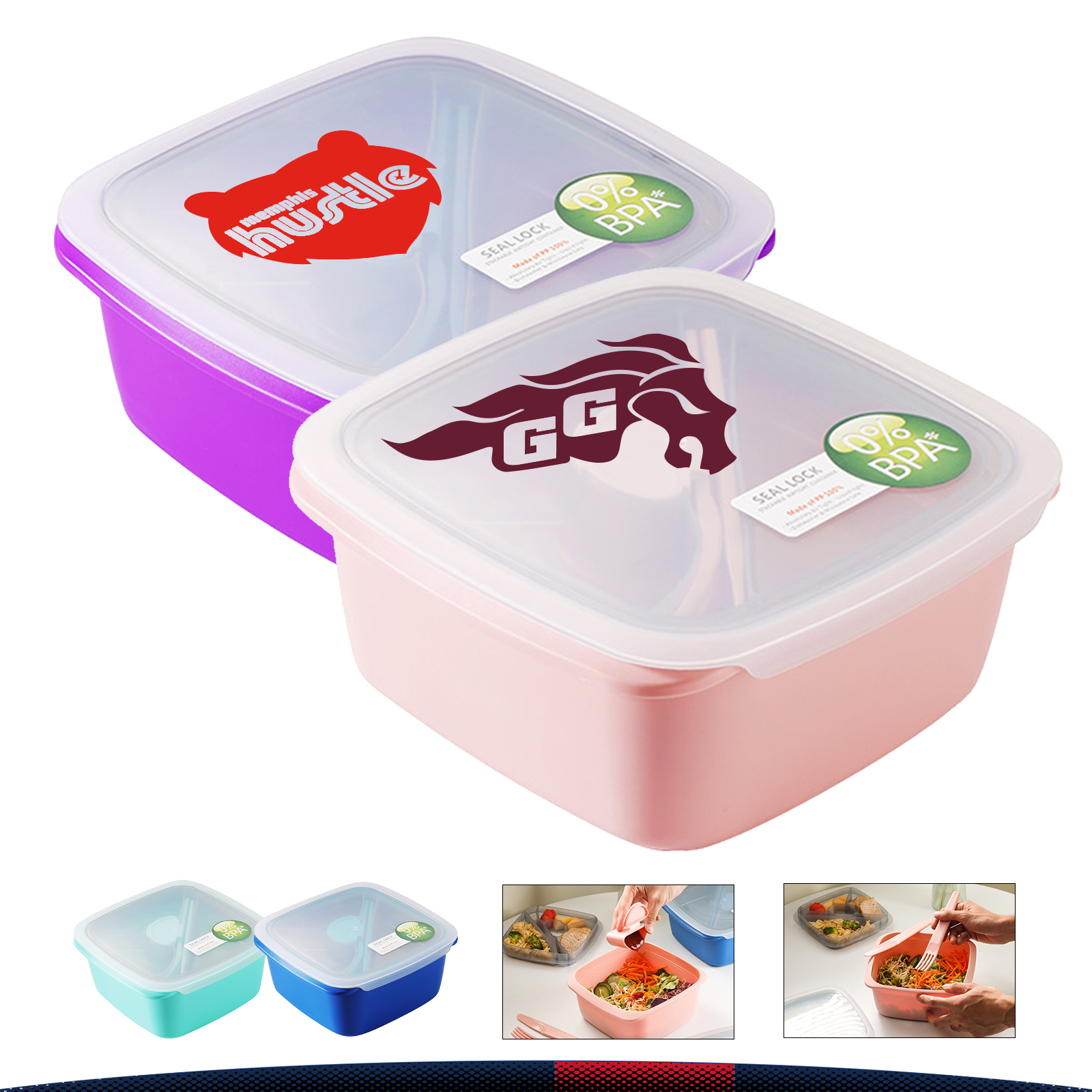 Naktow Square Lunch Box 1
