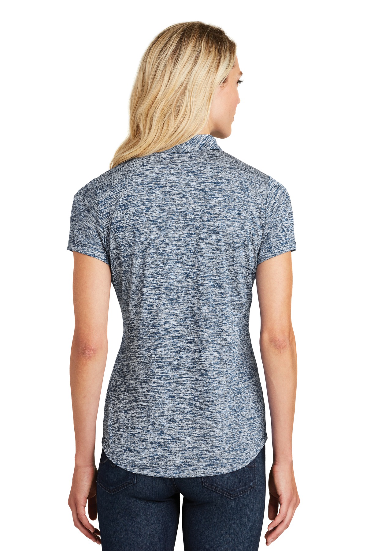 Sport-Tek Women's PosiCharge Electric Heather Polo. LST590 4