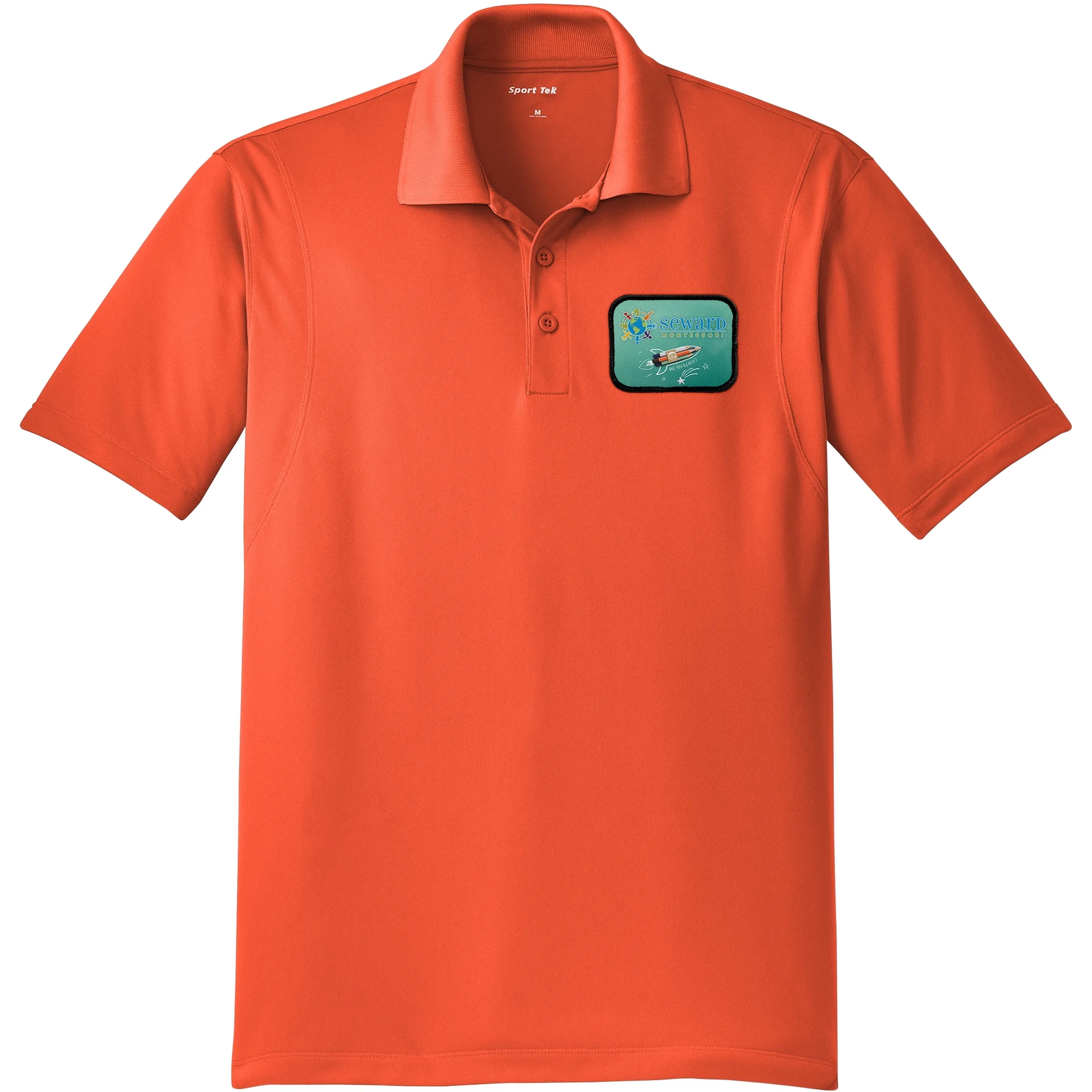 SPORT-TEK(R) MICROPIQUE SPORT-WICK(R) POLO WITH EMBLEM 48
