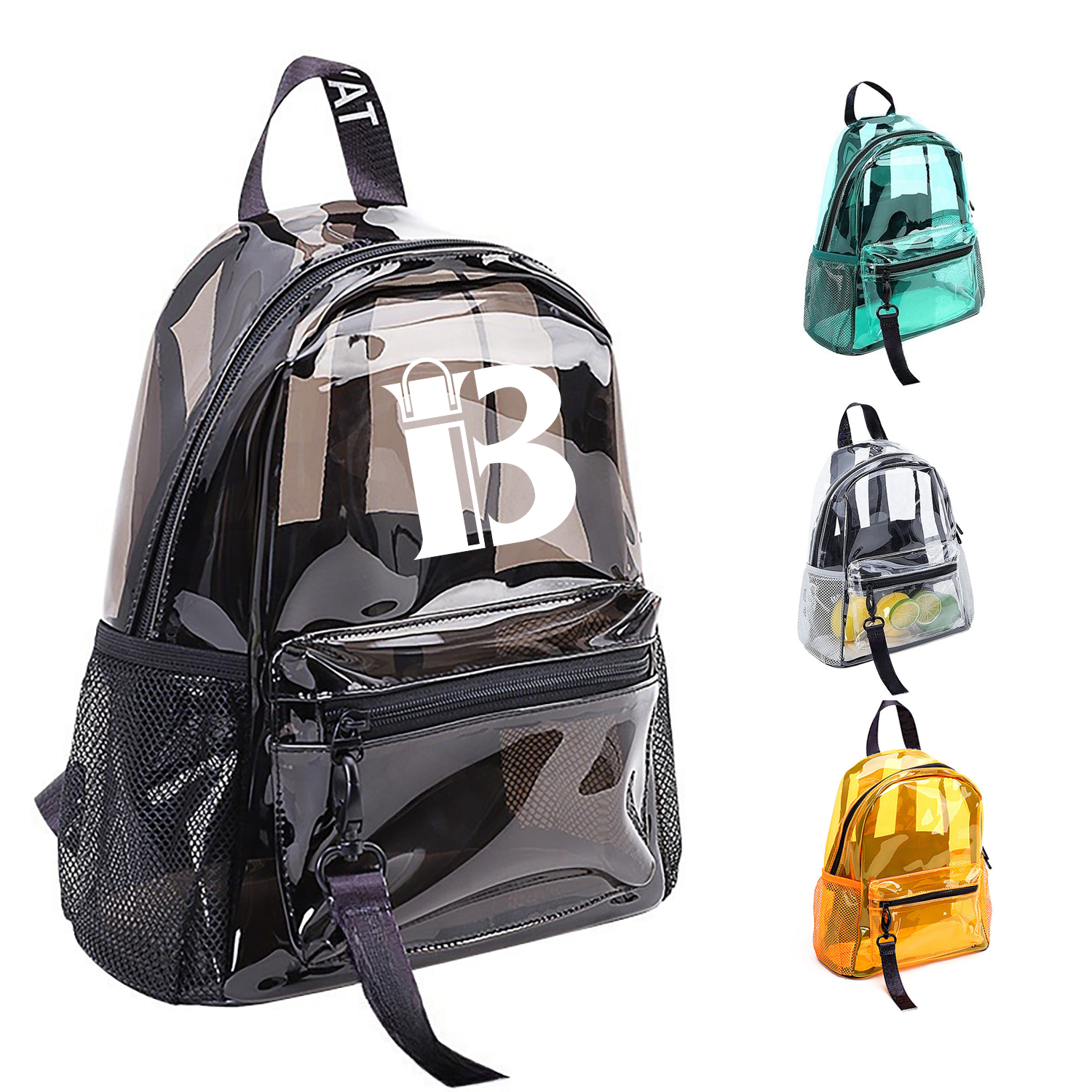 Waterproof PVC Clear Women Backpack 2