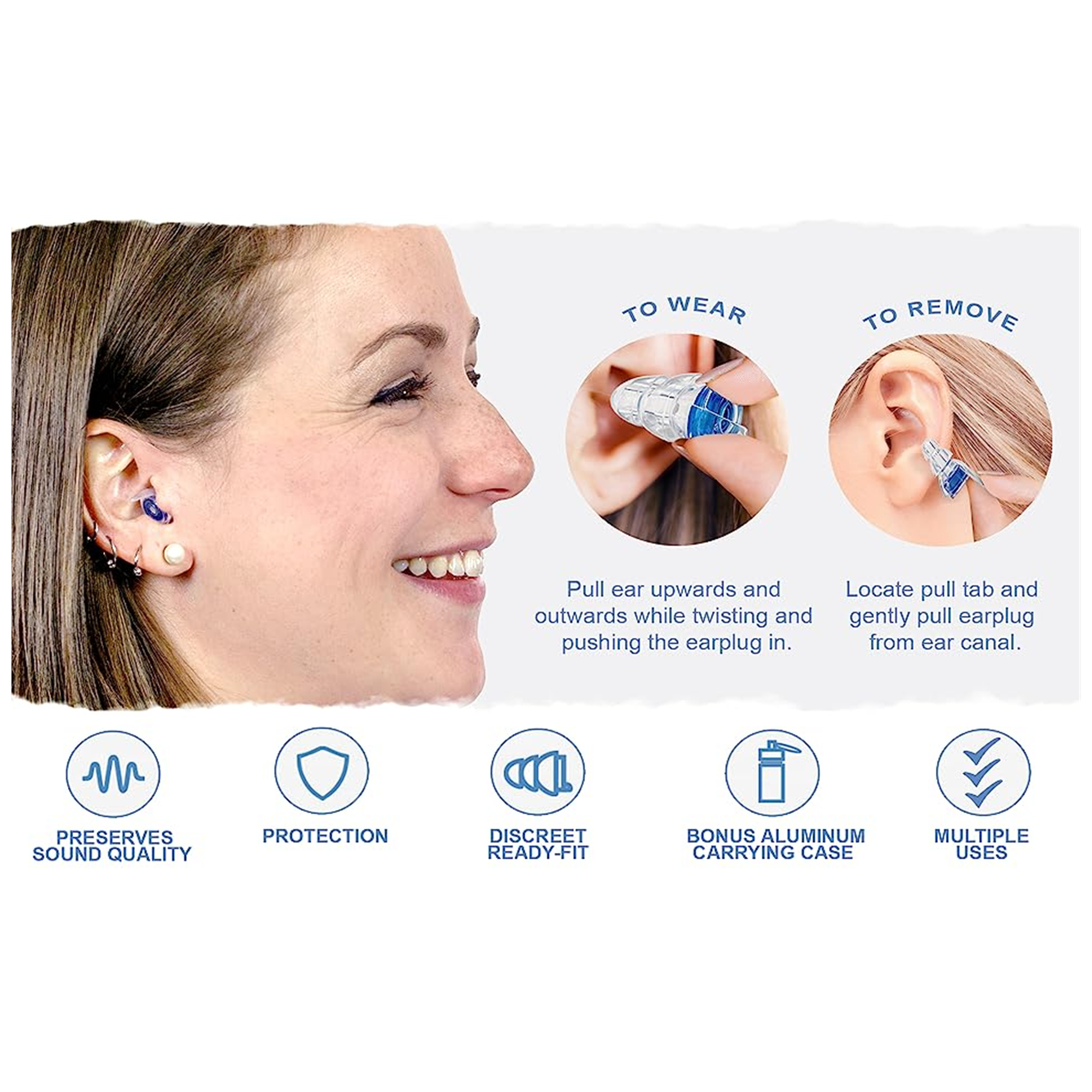 High Fidelity Earplug Sets With A Storage Jar 3