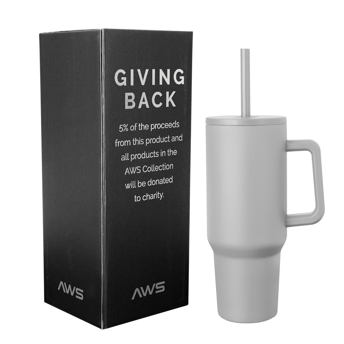 40 Oz. AWS Jackson Intrepid Stainless Steel Tumbler 23