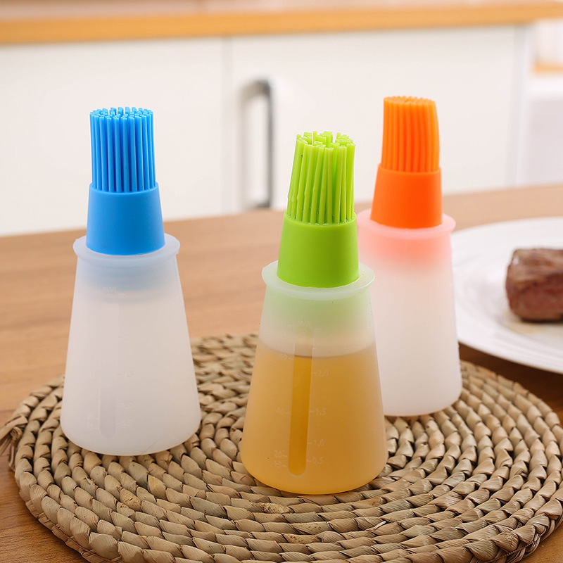Heat Resistant Silicone Oil Bottle Brush for BBQ Cooking 3