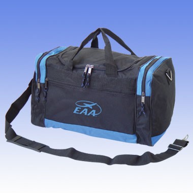 Duffel bag (Black with Blue trim) 2
