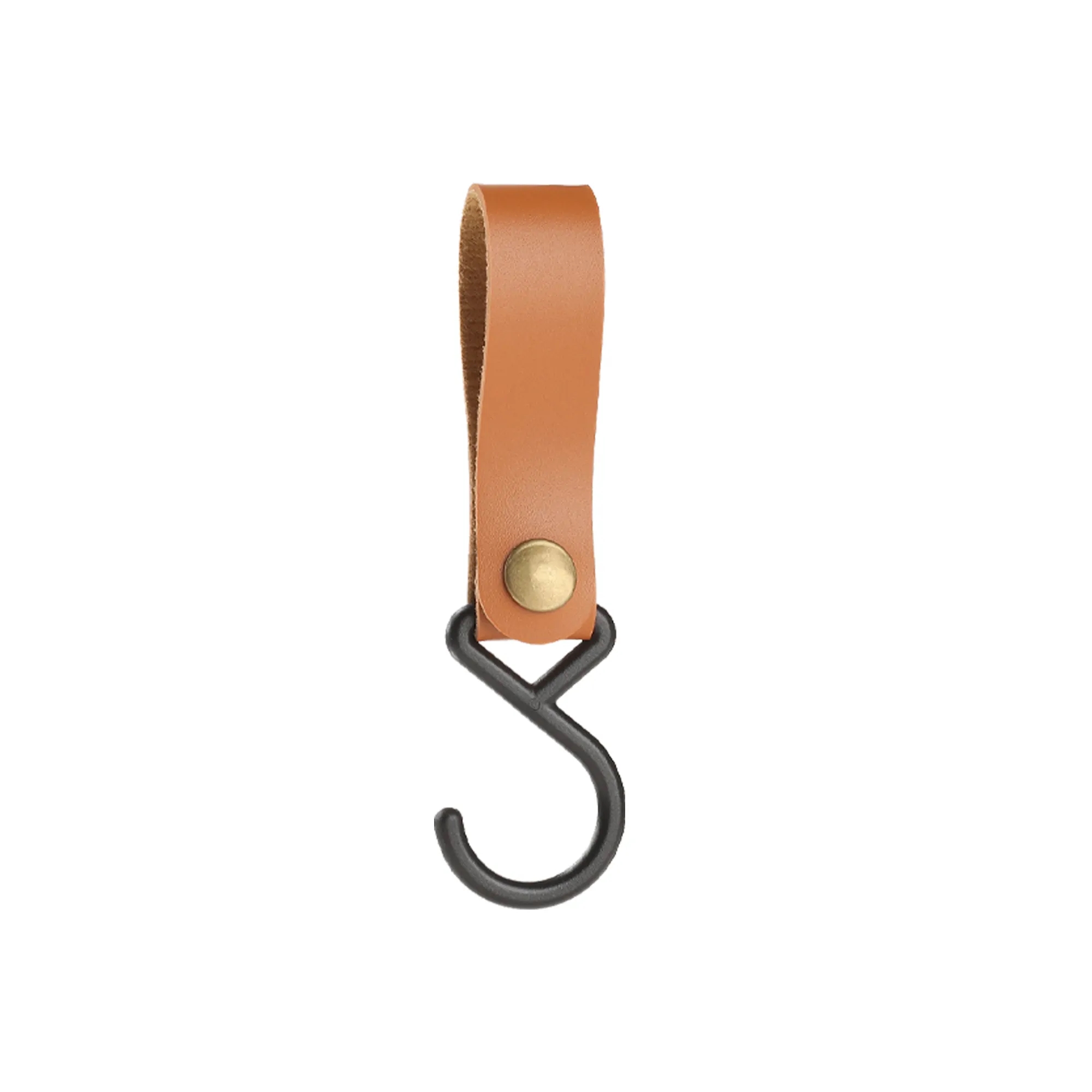 Portable S-type Leather Storage Hook 5