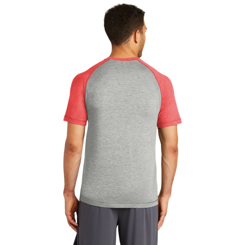 Sport-Tek PosiCharge Tri-Blend Wicking Raglan Tee. 64