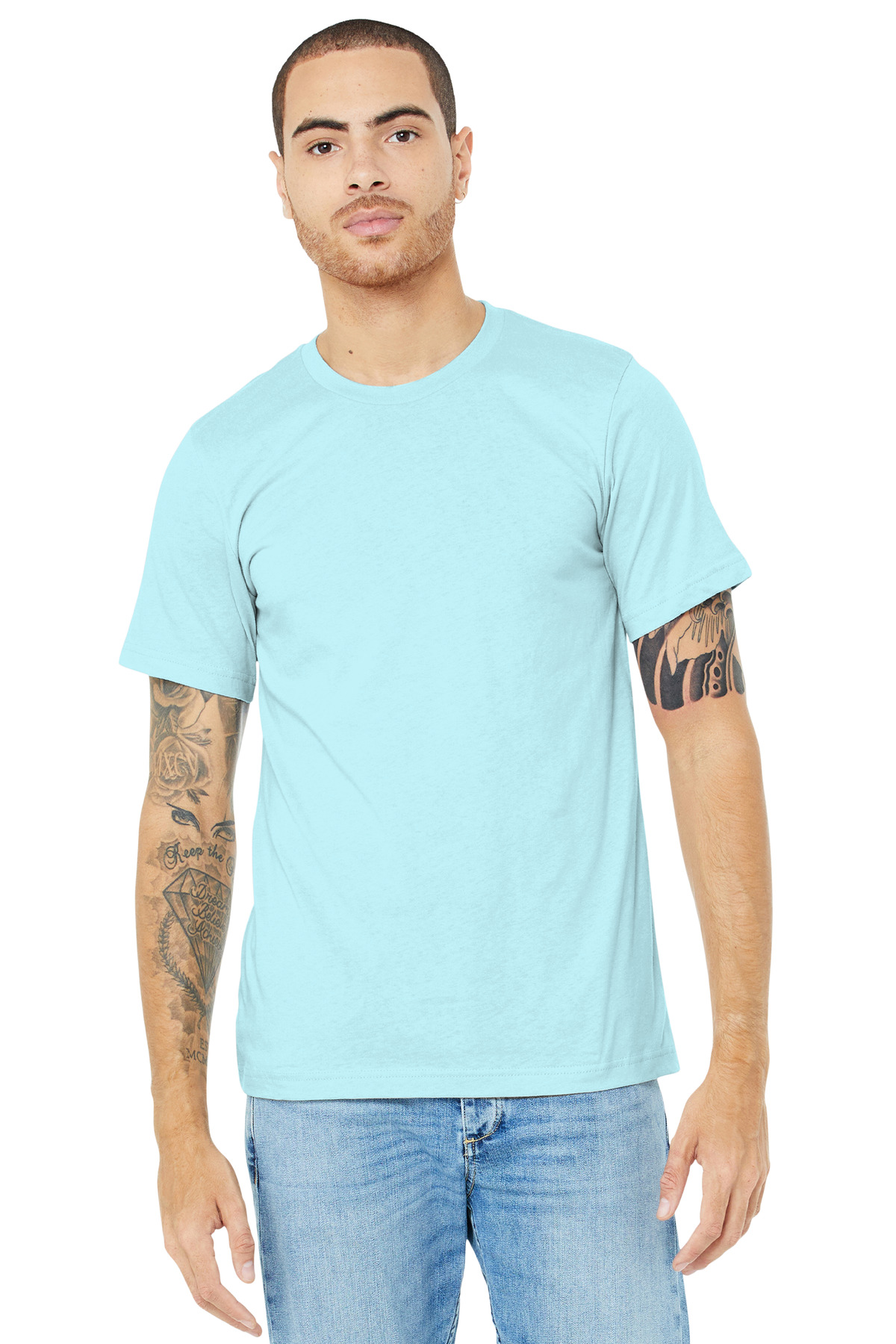 BELLA+CANVAS Unisex Heather CVC Short Sleeve Tee. BC3001CVC 538