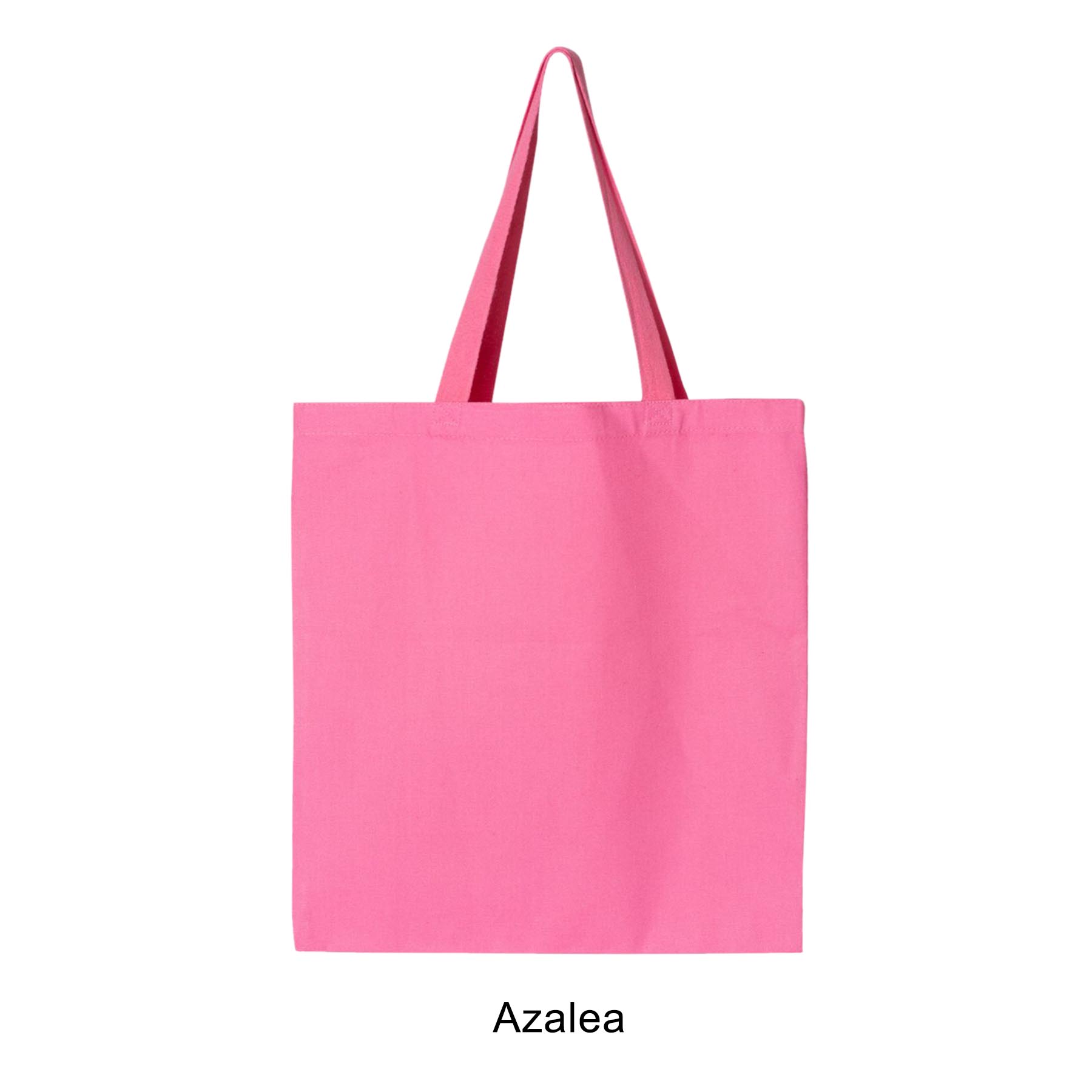 12 oz. Canvas Promotional Colored handle Tote Bag 17