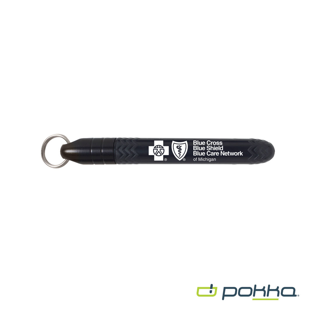 Pokka® Pocket Pen w/Dock & Gold Keyring 1