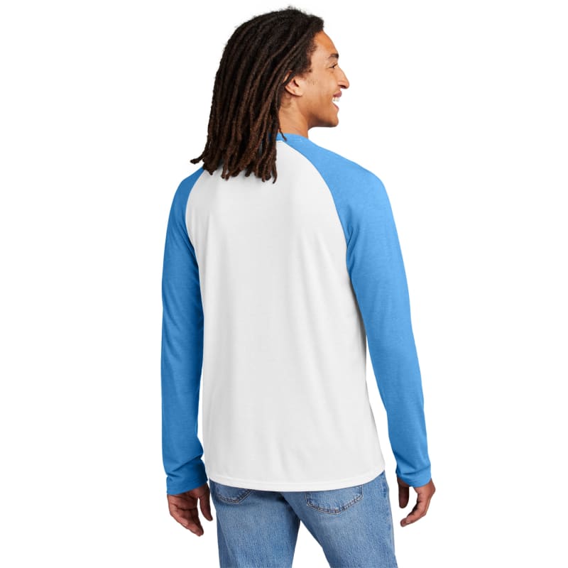 AllMade Unisex Tri-Blend Long Sleeve Colorblock Raglan 38