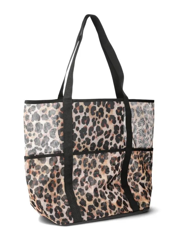 No Boundaries Mesh Beach Tote Bag 3