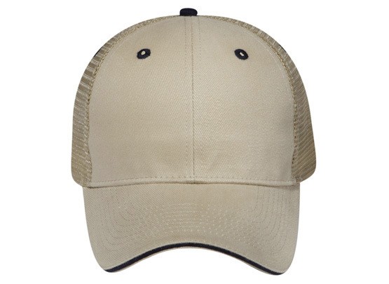 OTTO CAP® 6 Panel Low Profile Mesh Back Trucker Hat 11
