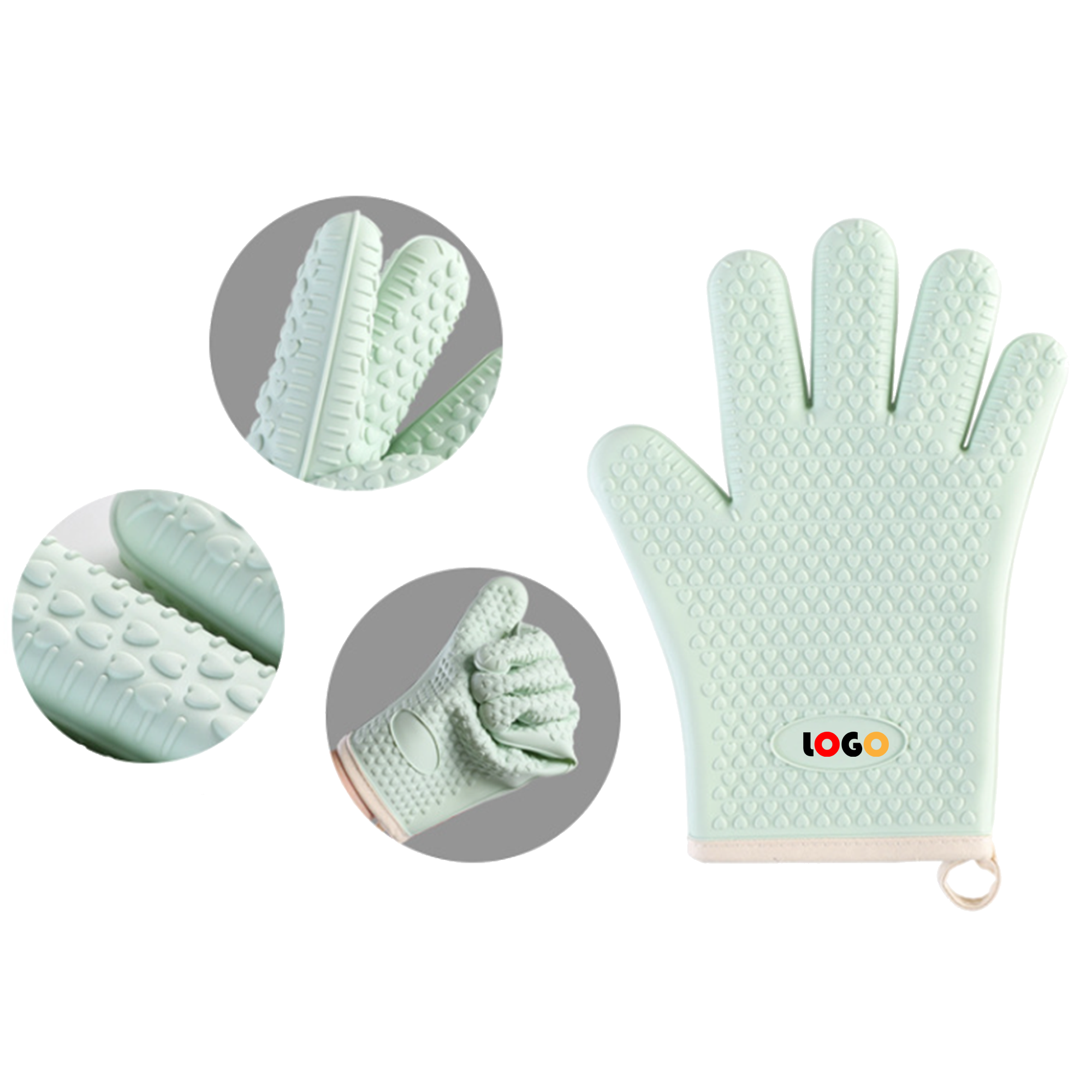 HeatShield Edge-Sealed Silicone Gloves 2
