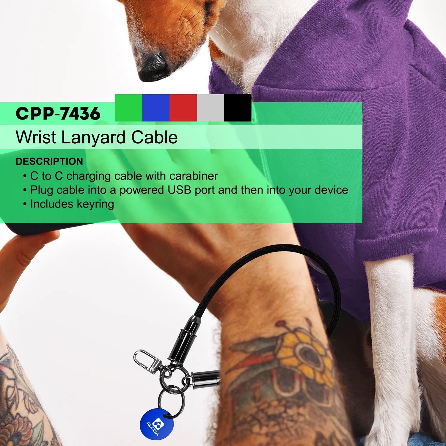 Wrist Lanyard Cable 11