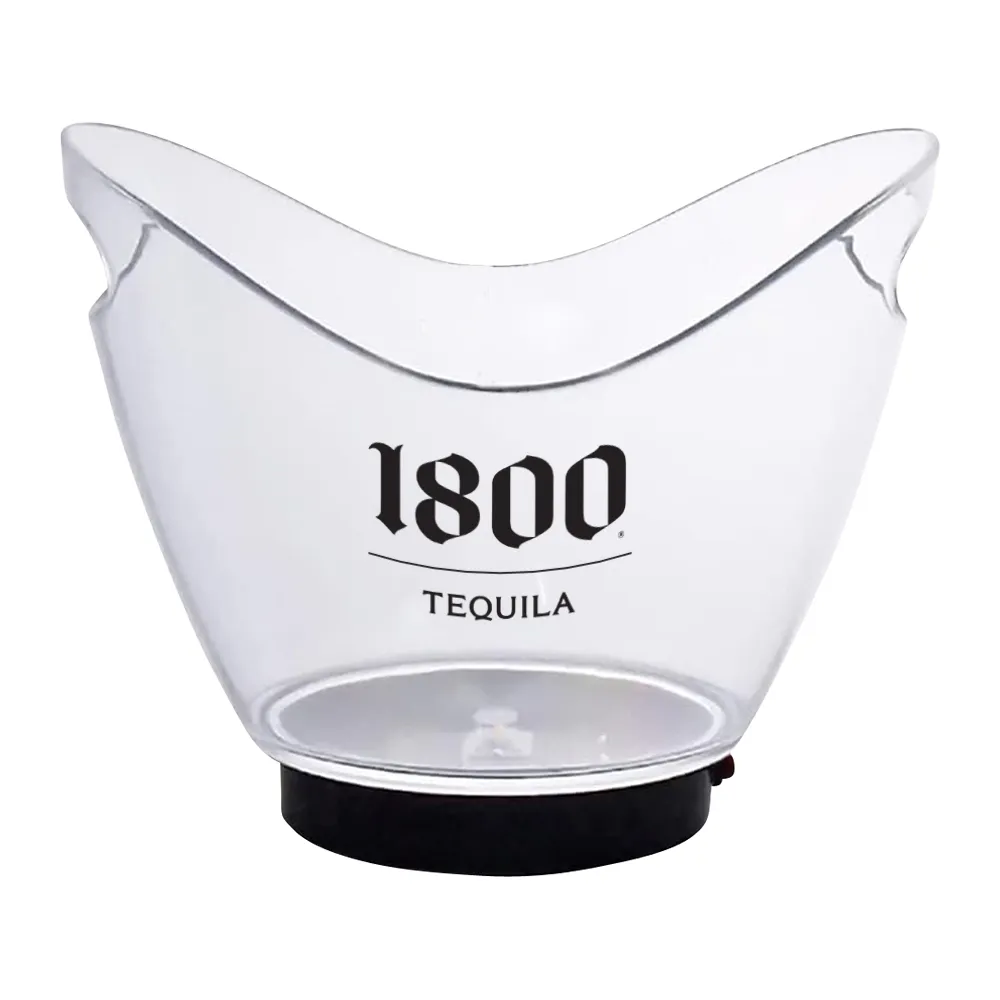 Medium LED Clear Ice Bucket 4